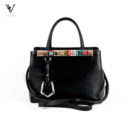 2Jours Rainbow Studs Two-Way Handbag