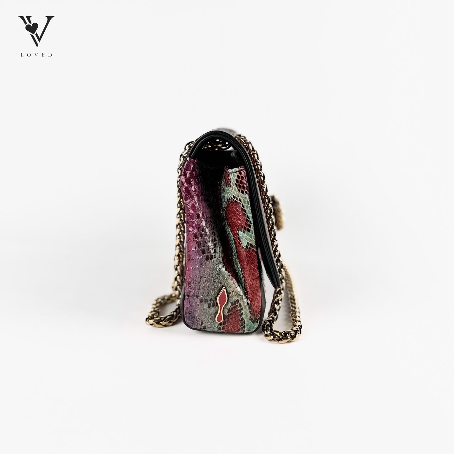 Sweet Charity Python Shoulder Bag