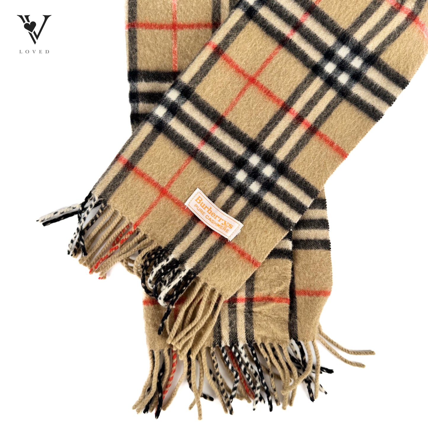 Nova Check Cashmere Scarf