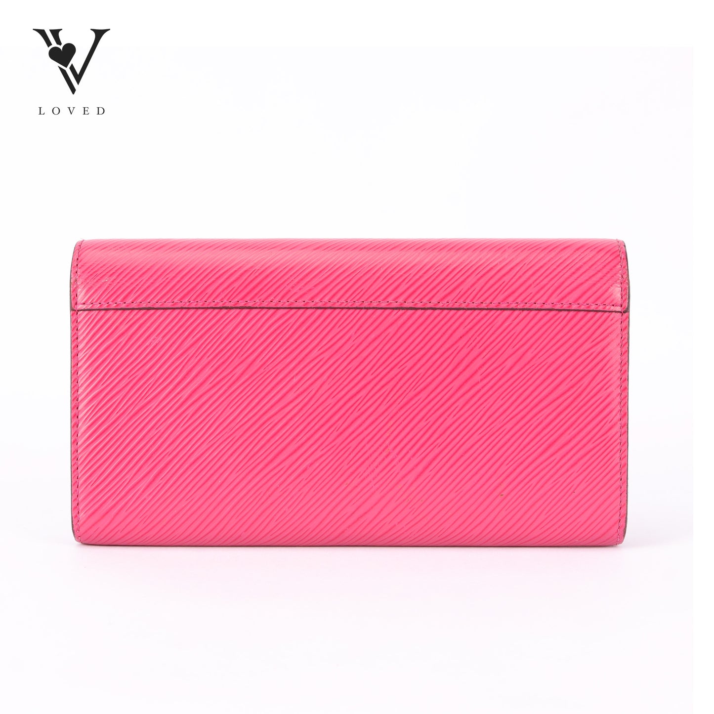 Twist Wallet in Coquelicot Epi Leather