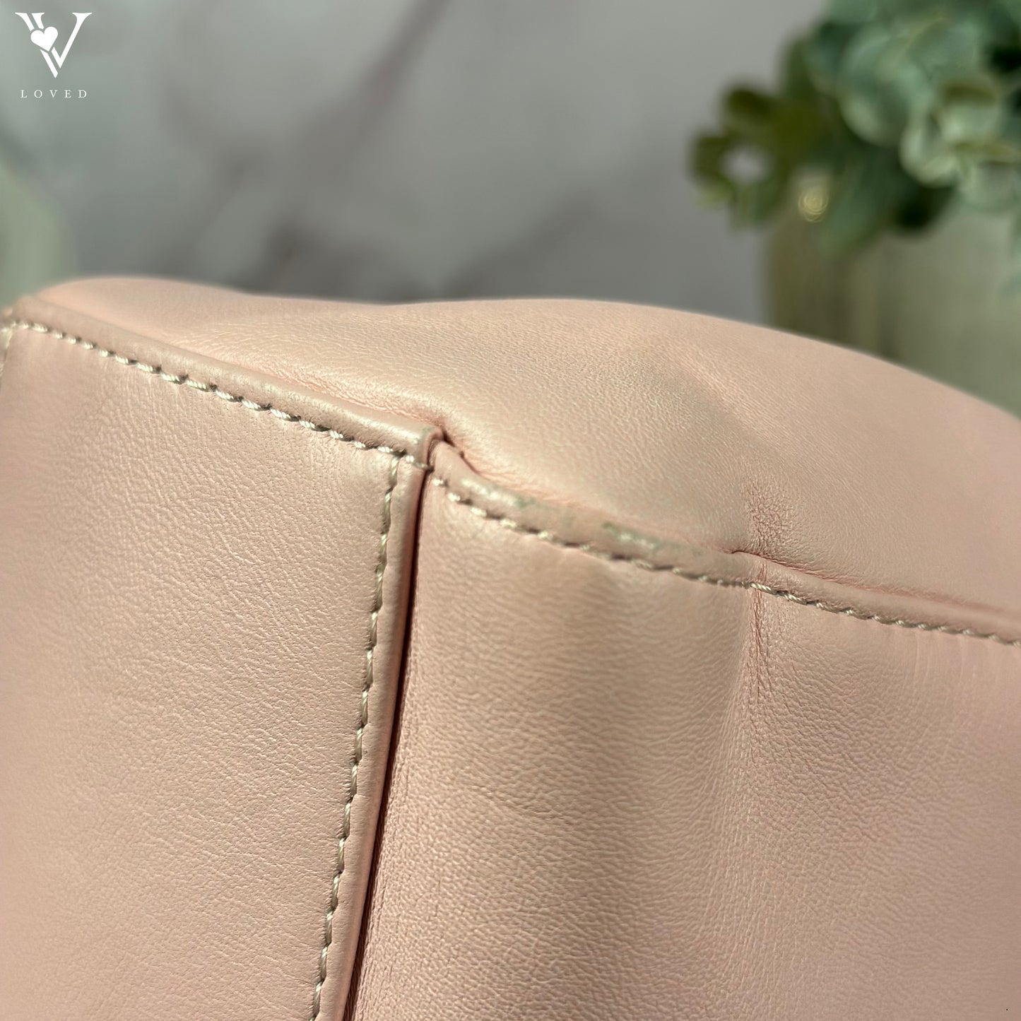 Fendi Mini Peekaboo Bag in Light Pink