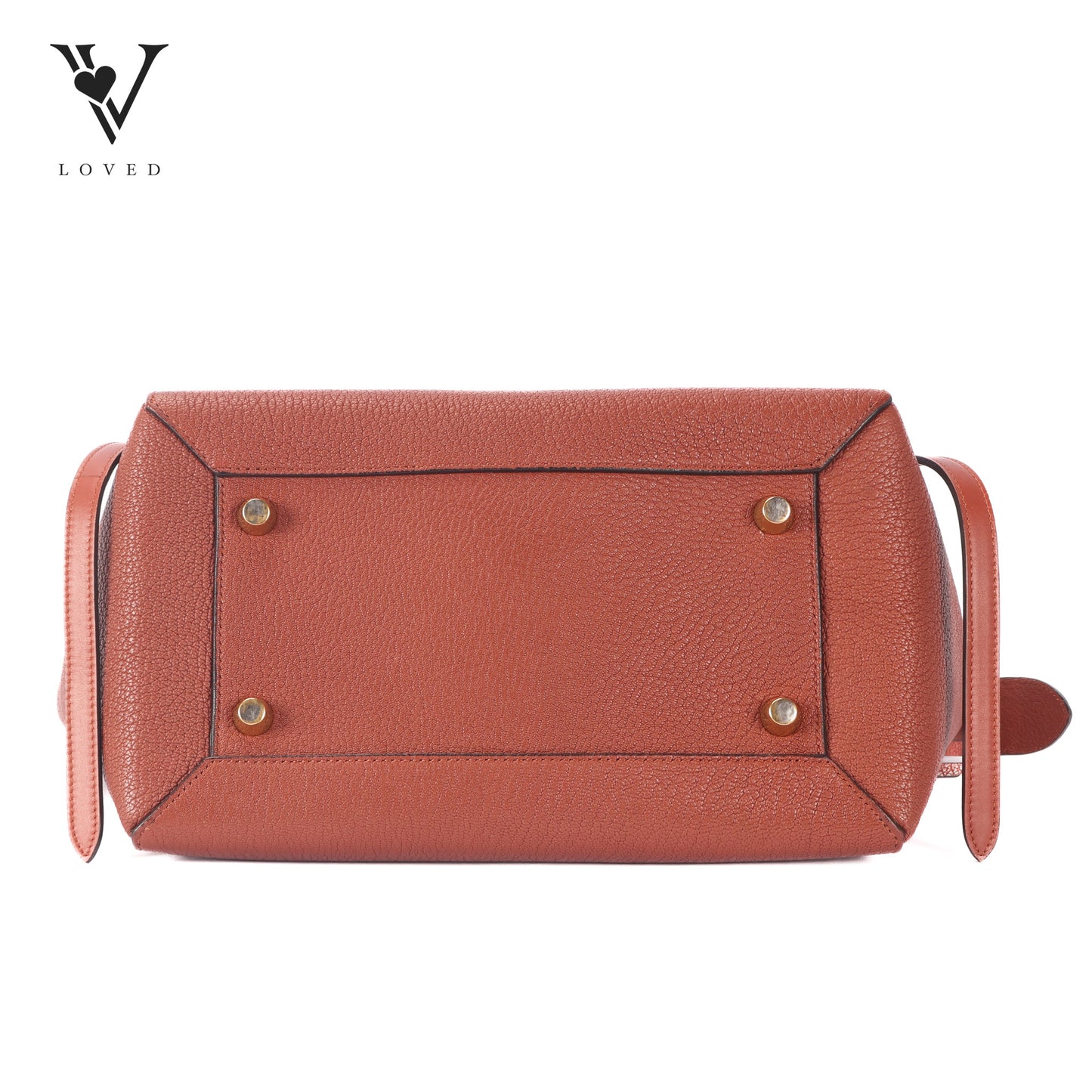 Mini Belt Bag In Tan Calfskin Leather