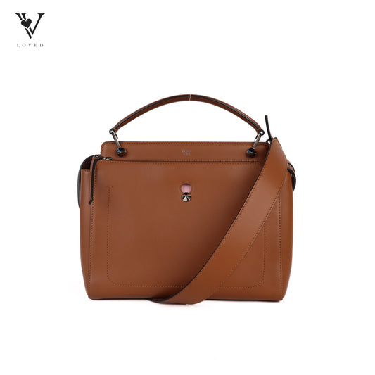 Vitello Baltico Dolce DotCom Satchel Corteccia Bubblegum