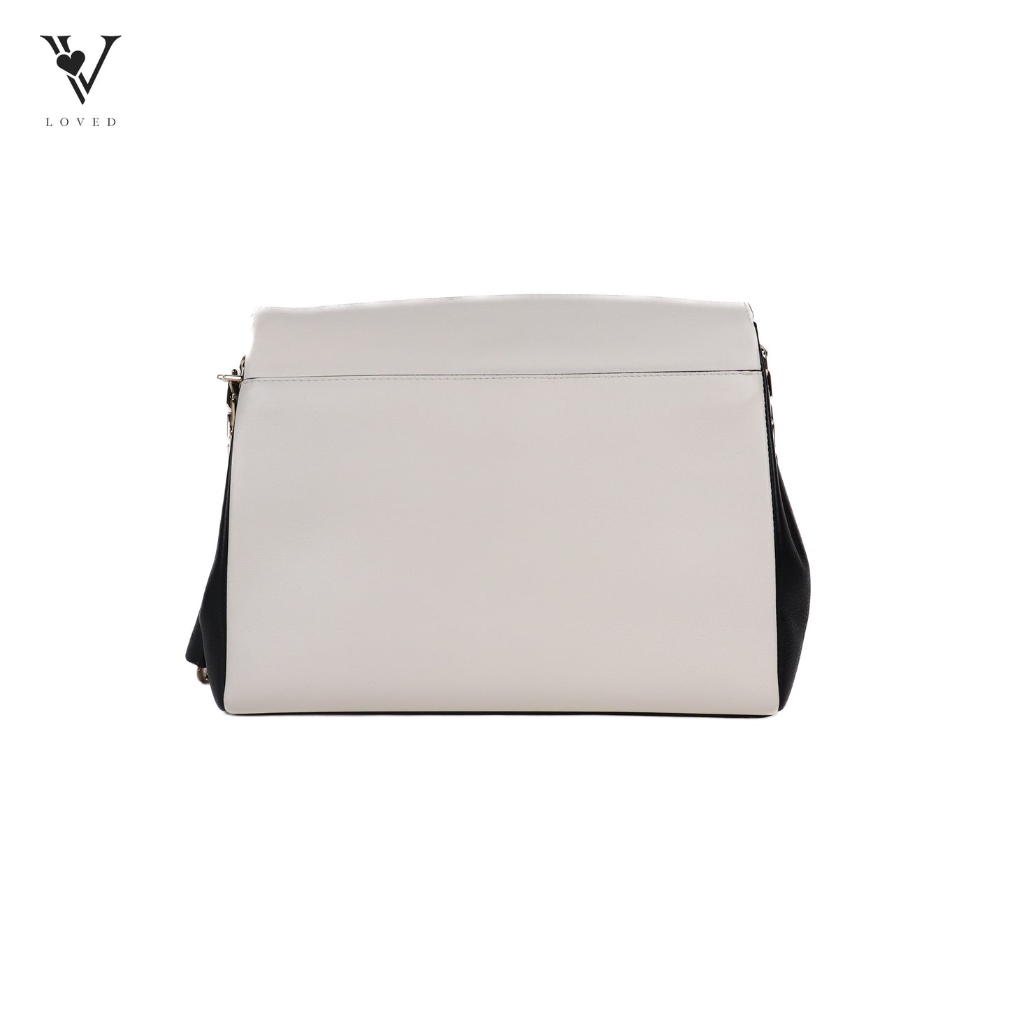 Diorling Shoulder Bag in Off-white and Black Leather