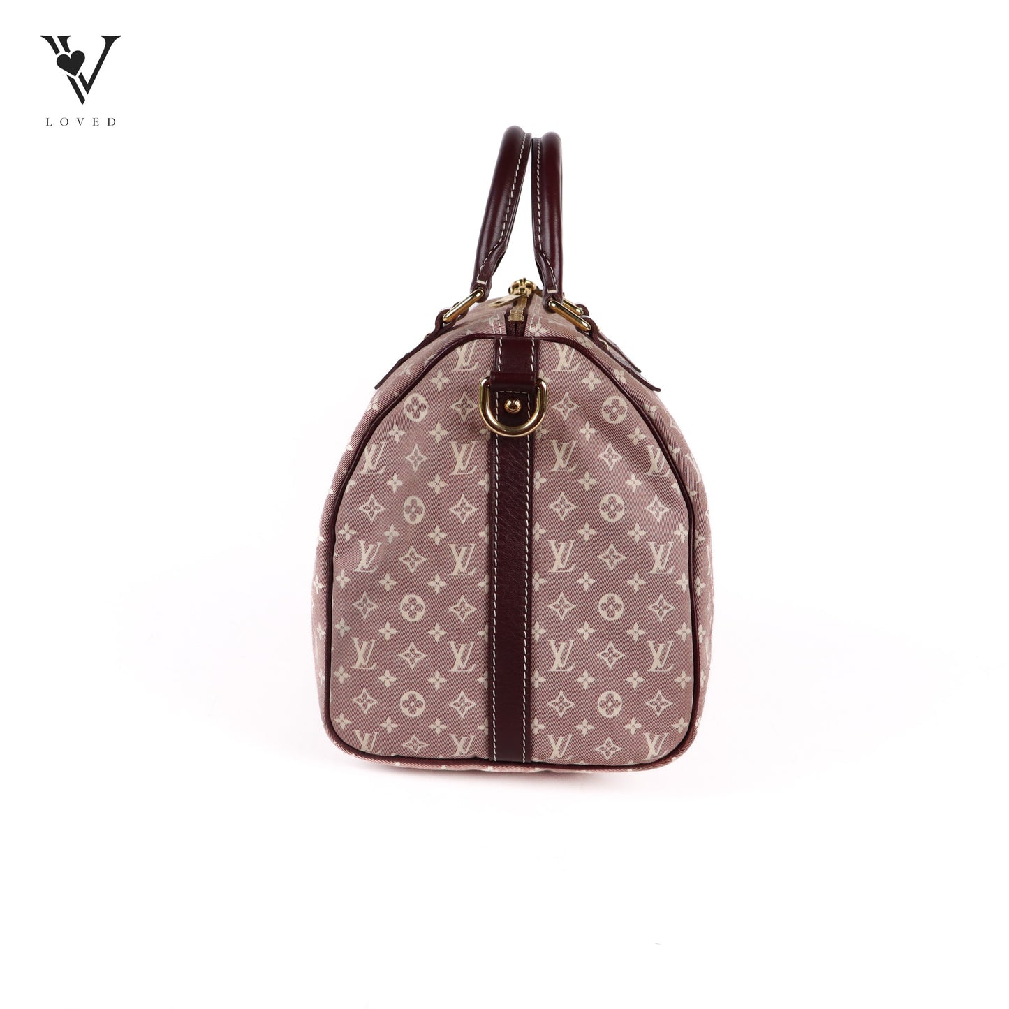 Monogram Mini Lin Purple Speedy 30