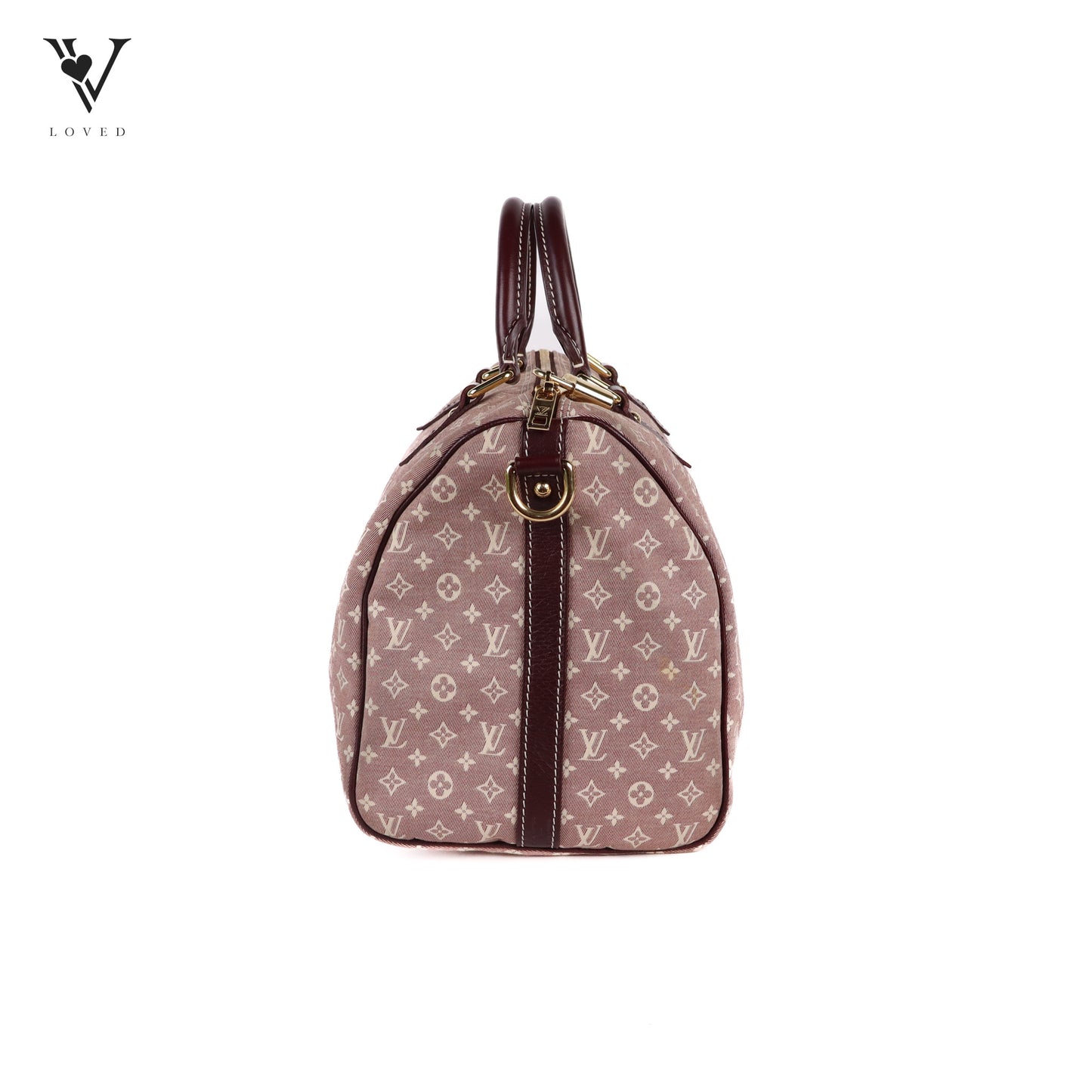 Monogram Mini Lin Purple Speedy 30