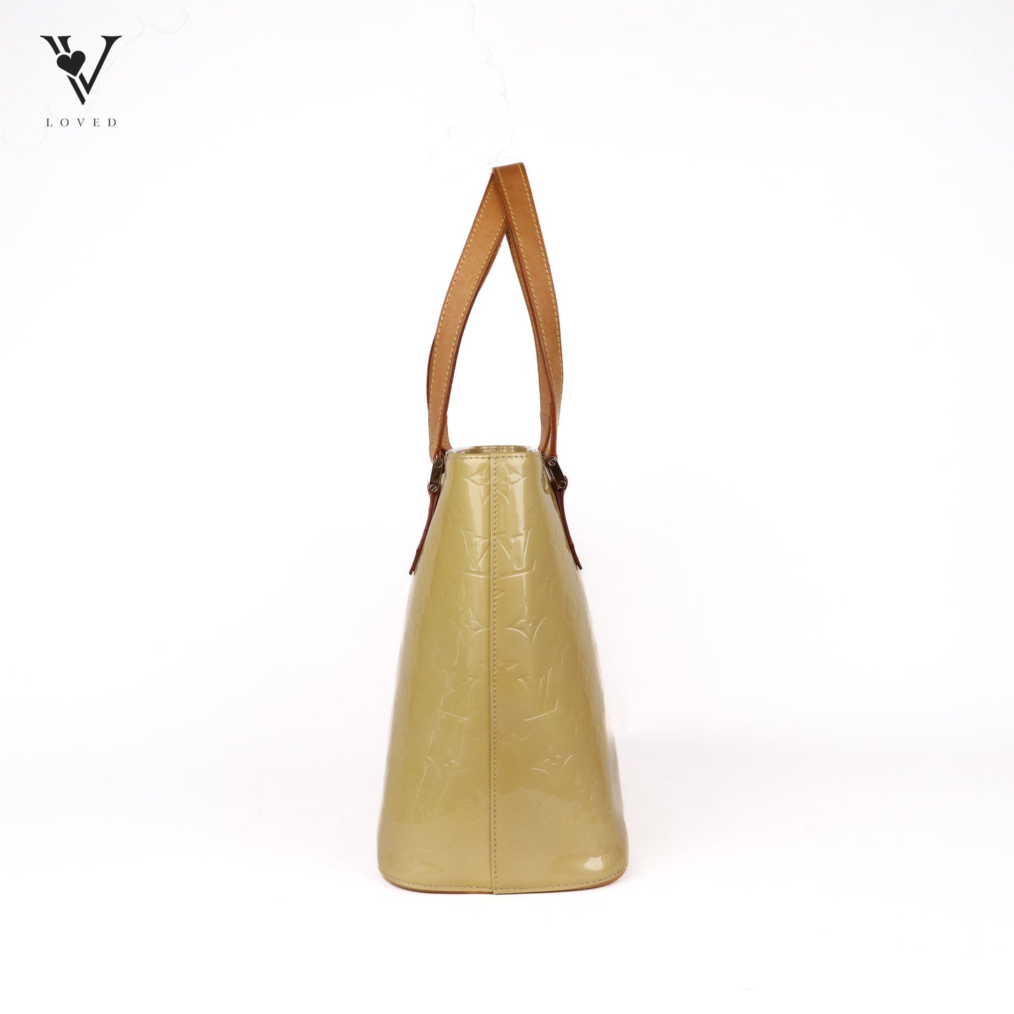 Houston handbag in Citrine Vernis Leather