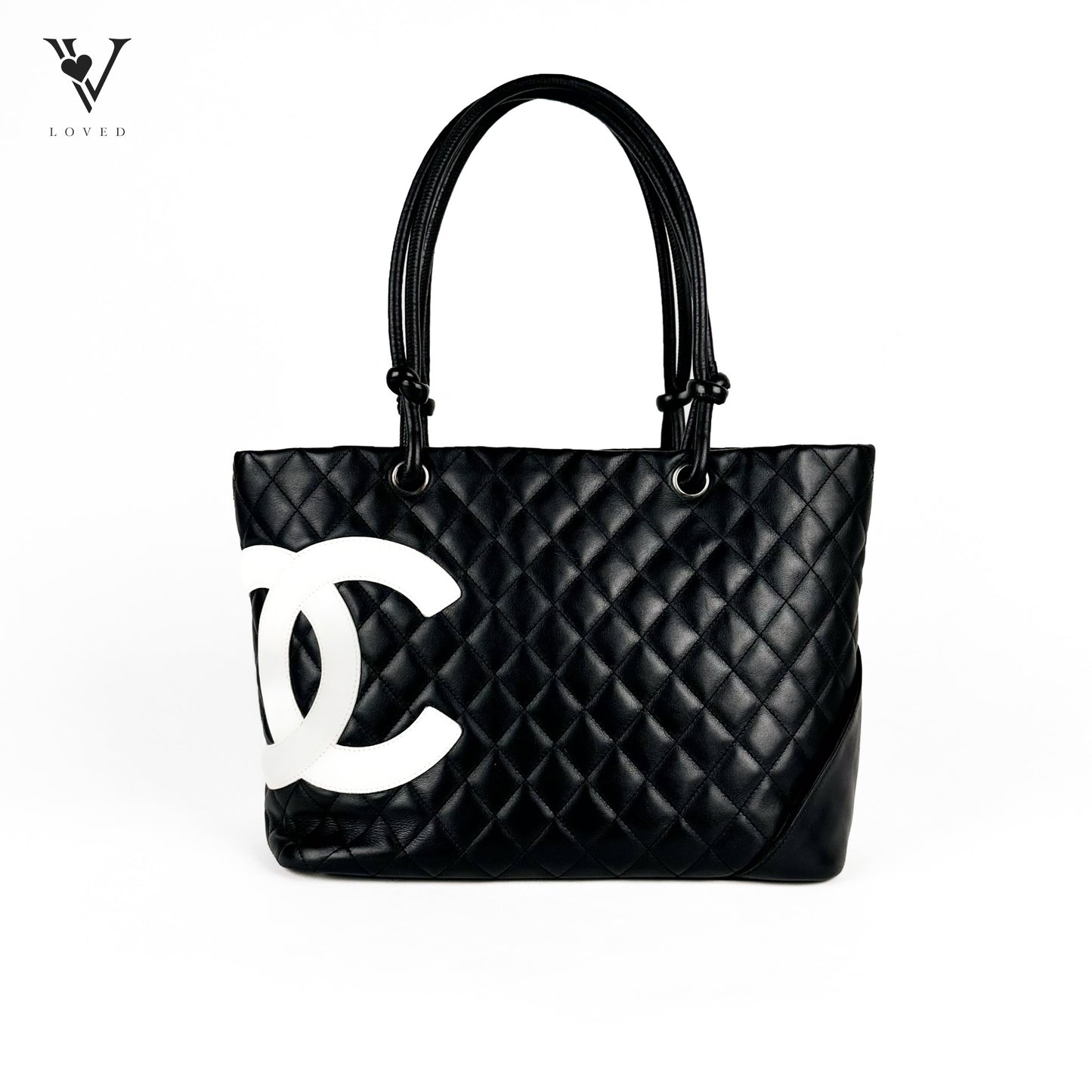 Cambon Tote in Quilted Calfskin Leather