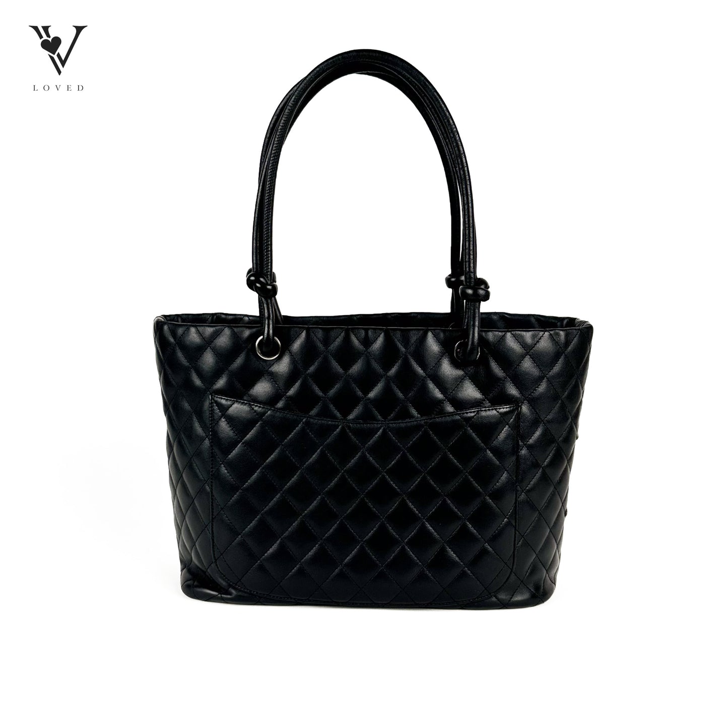 Cambon Tote in Quilted Calfskin Leather