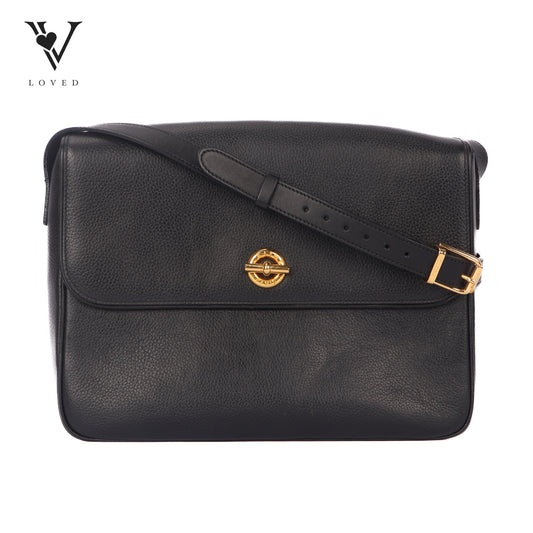 Shoulder Bag In Black Leather