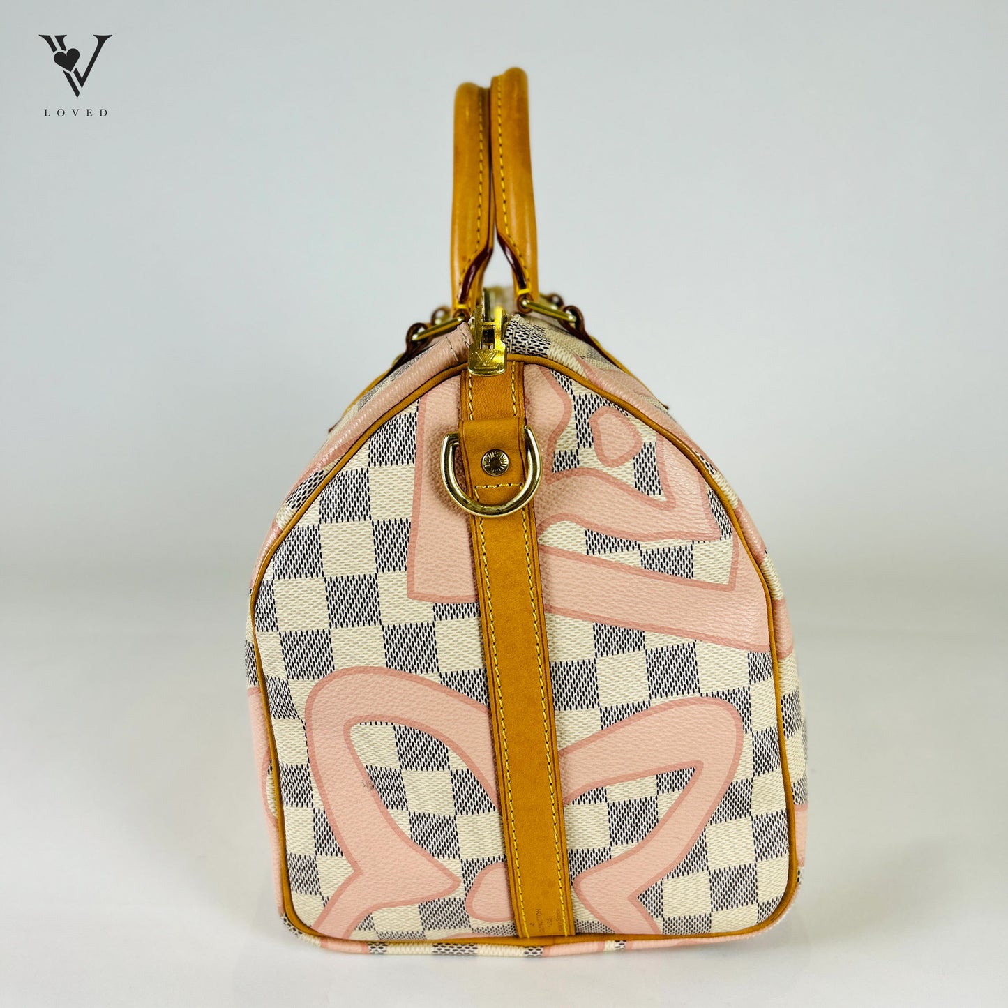 Louis Vuitton Damier Azur Tahitienne Speedy Bandouliere