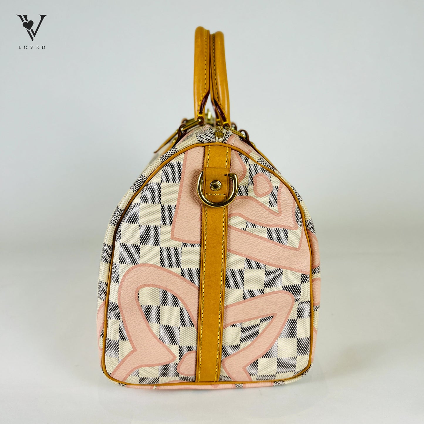 Louis Vuitton Damier Azur Tahitienne Speedy Bandouliere