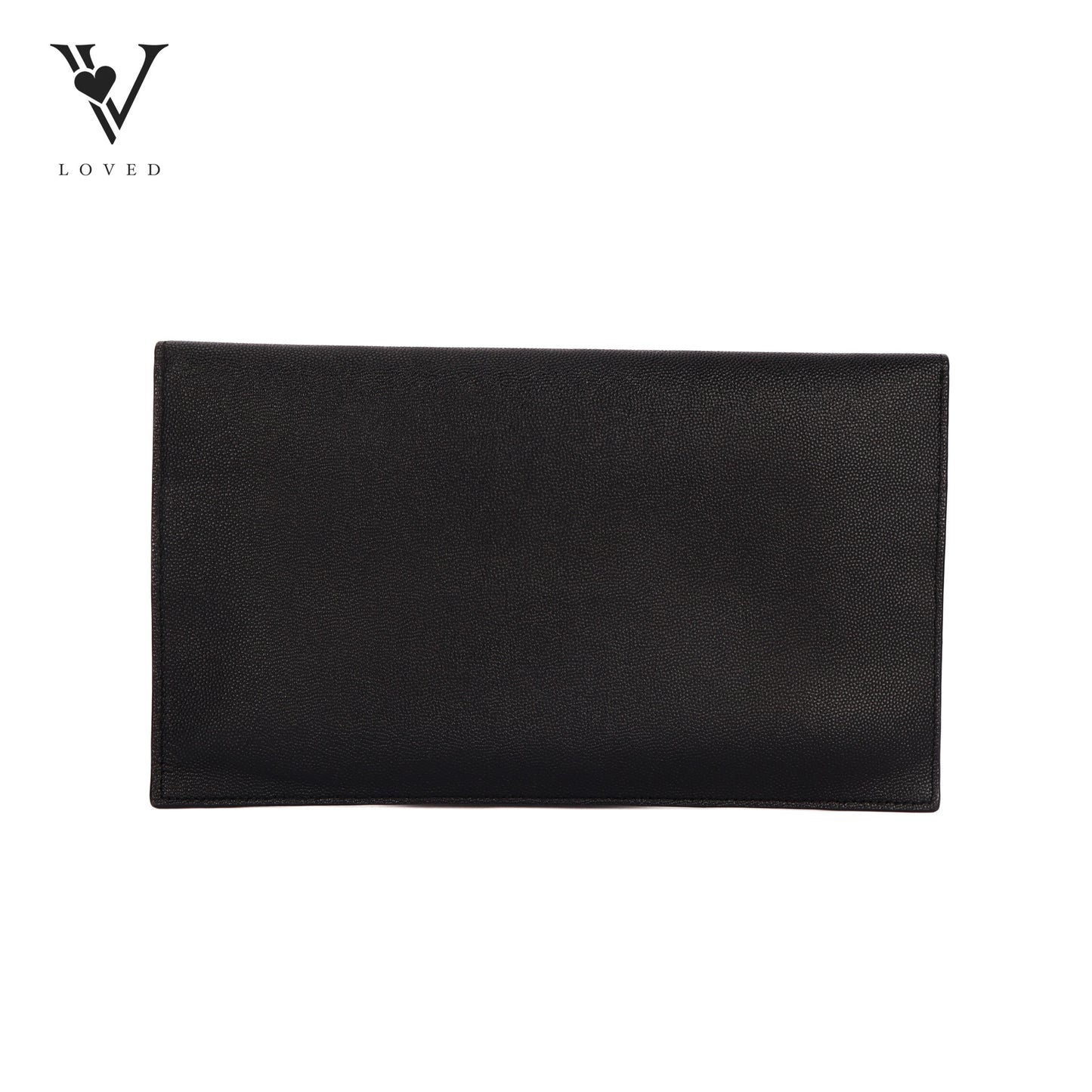 Pouch Medium Nero Grain Poudre Roya