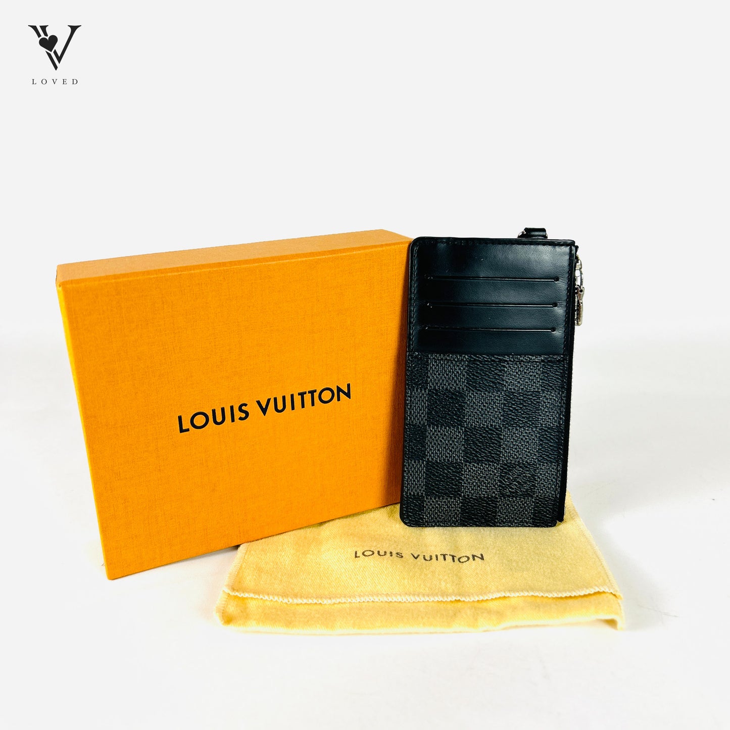 Louis Vuitton Coin Card Holder in Graphite