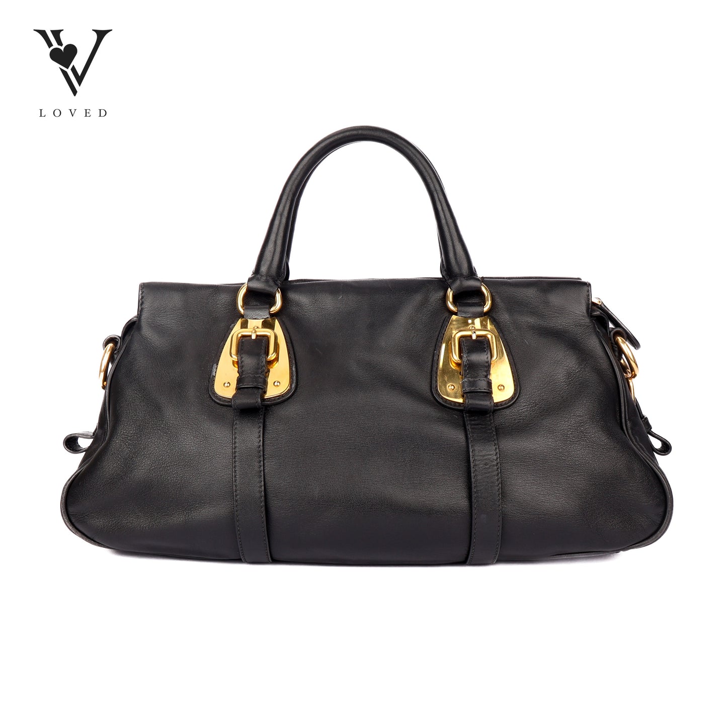 Bauletto IN Black Leather Bag