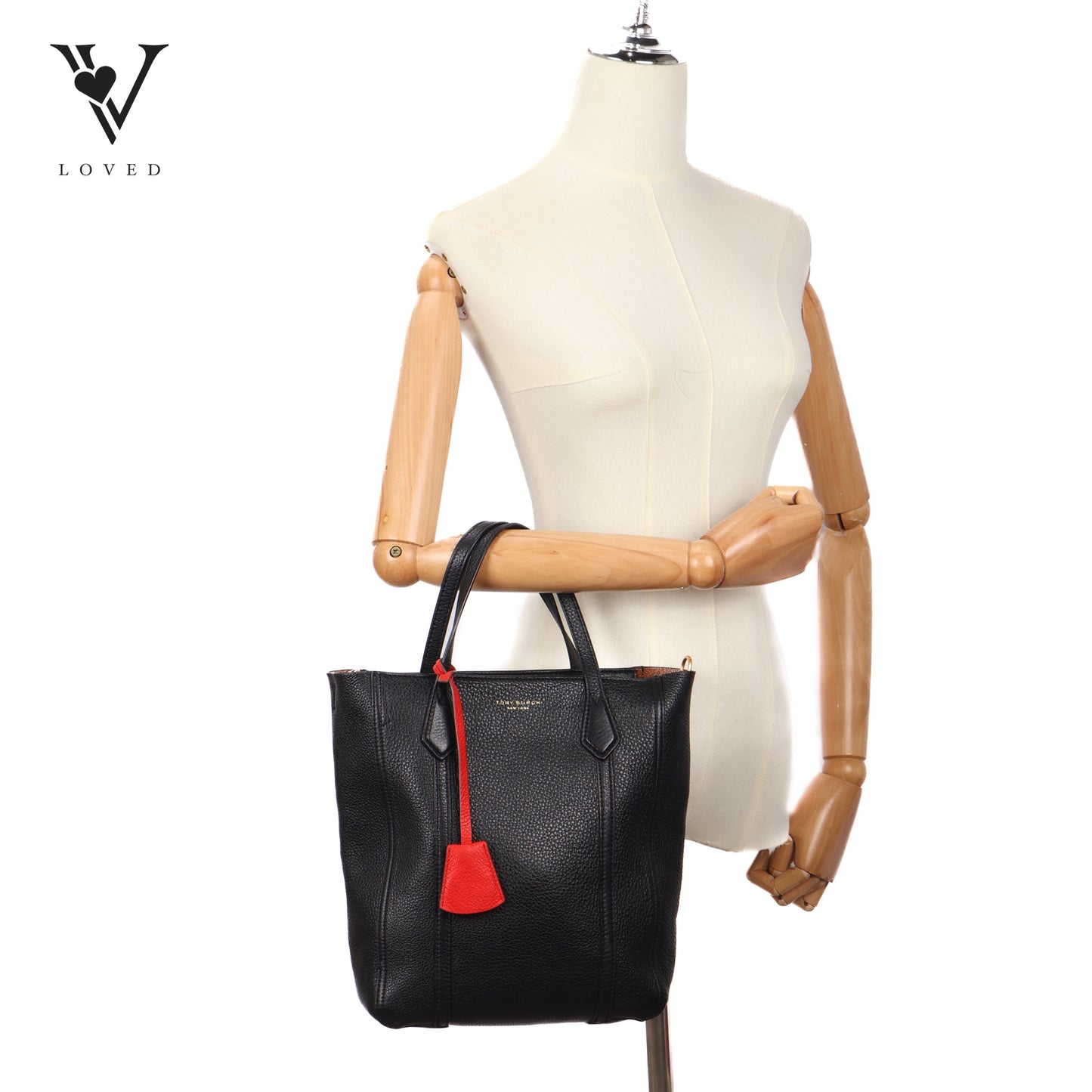 Perry Tote In Black Leather