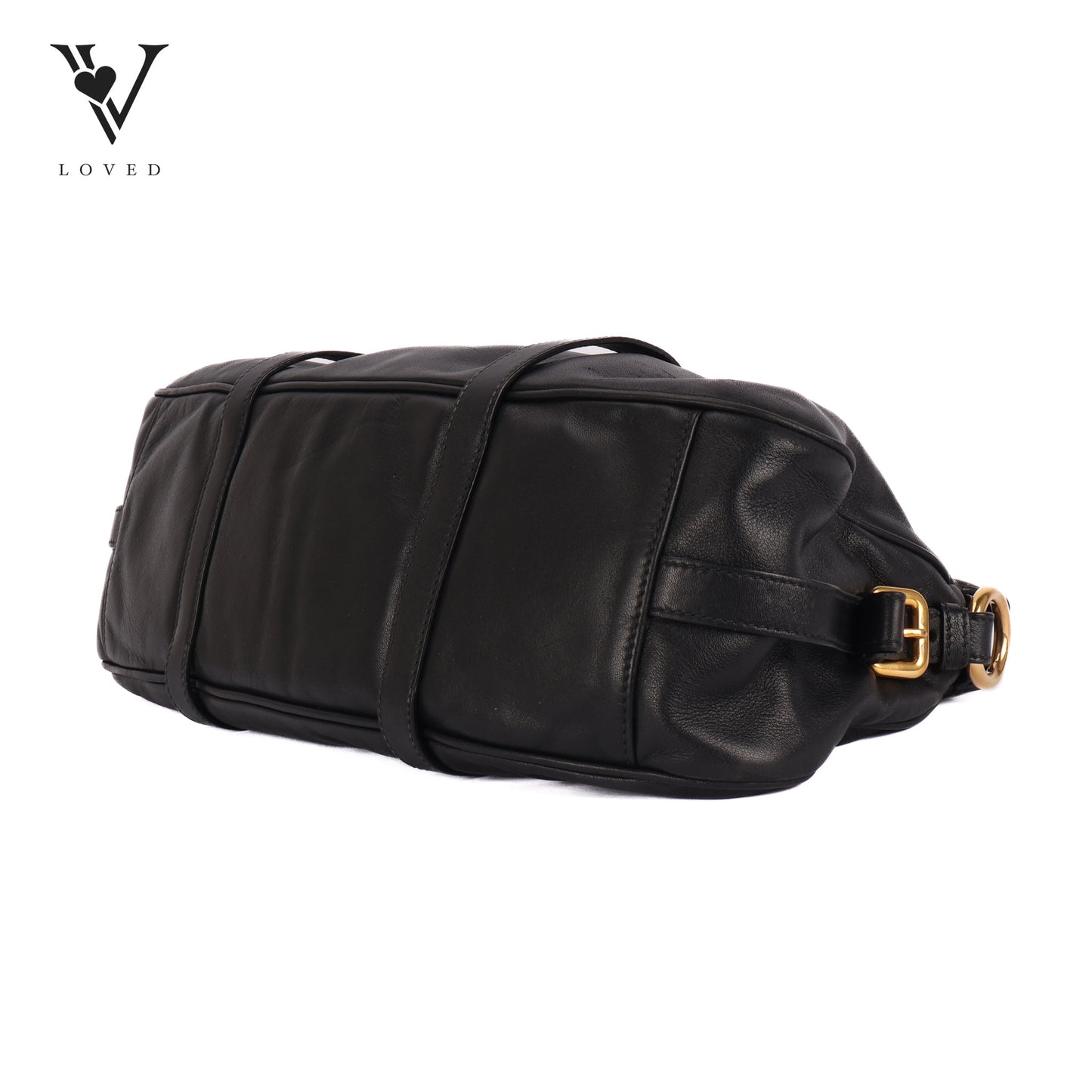 Bauletto IN Black Leather Bag