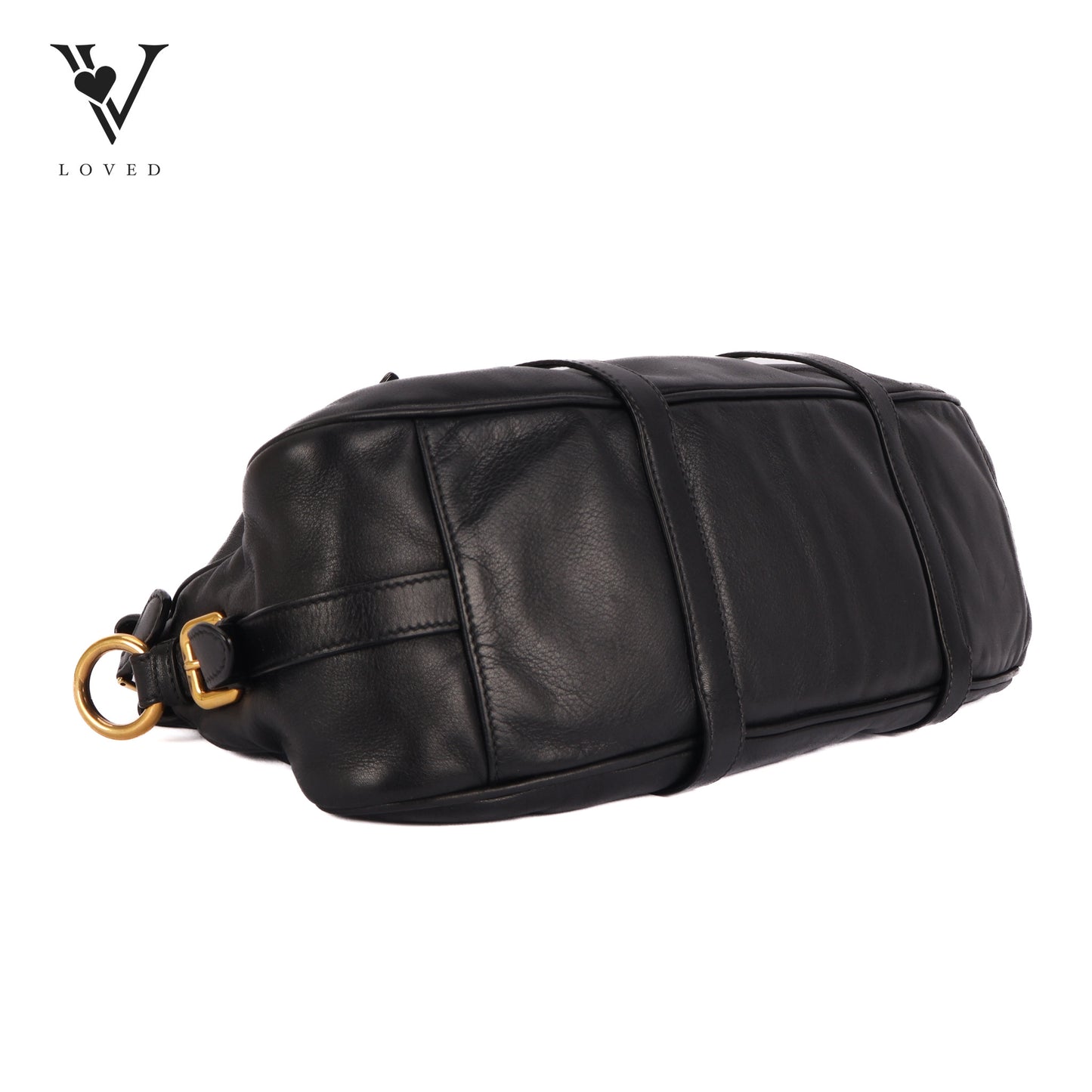 Bauletto IN Black Leather Bag