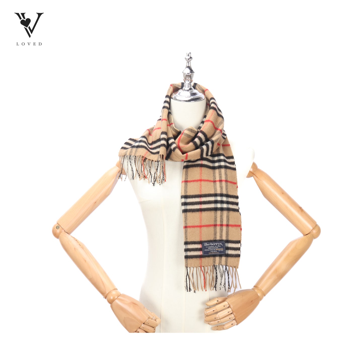 Nova Check Cashmere Scarf