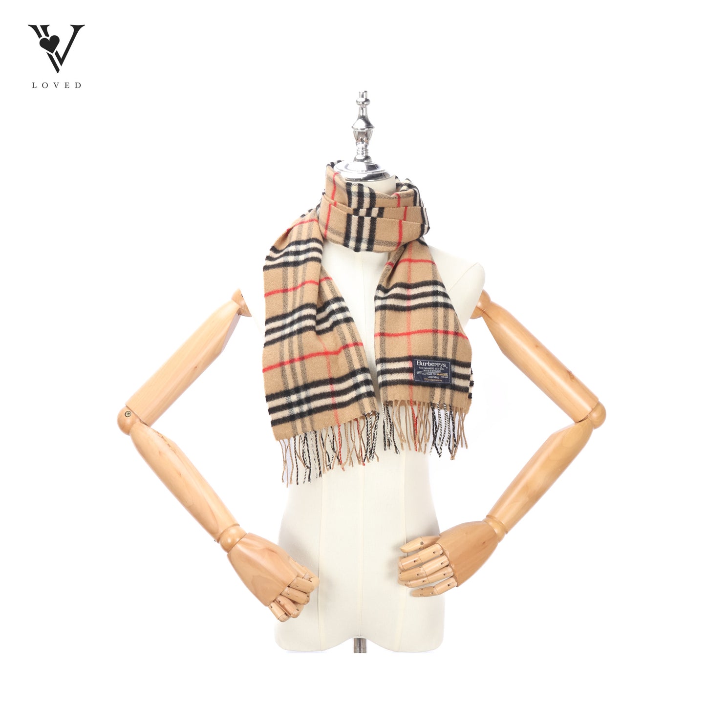 Nova Check Cashmere Scarf