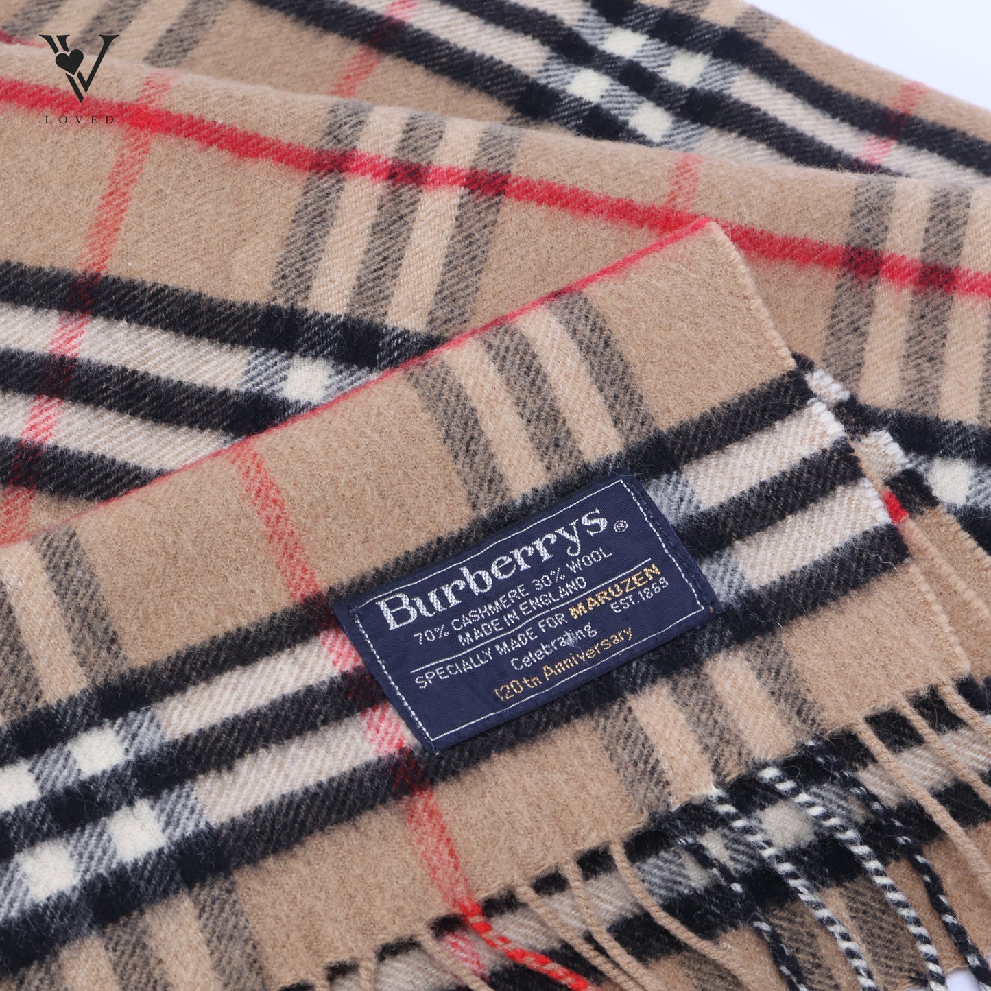 Nova Check Cashmere Scarf