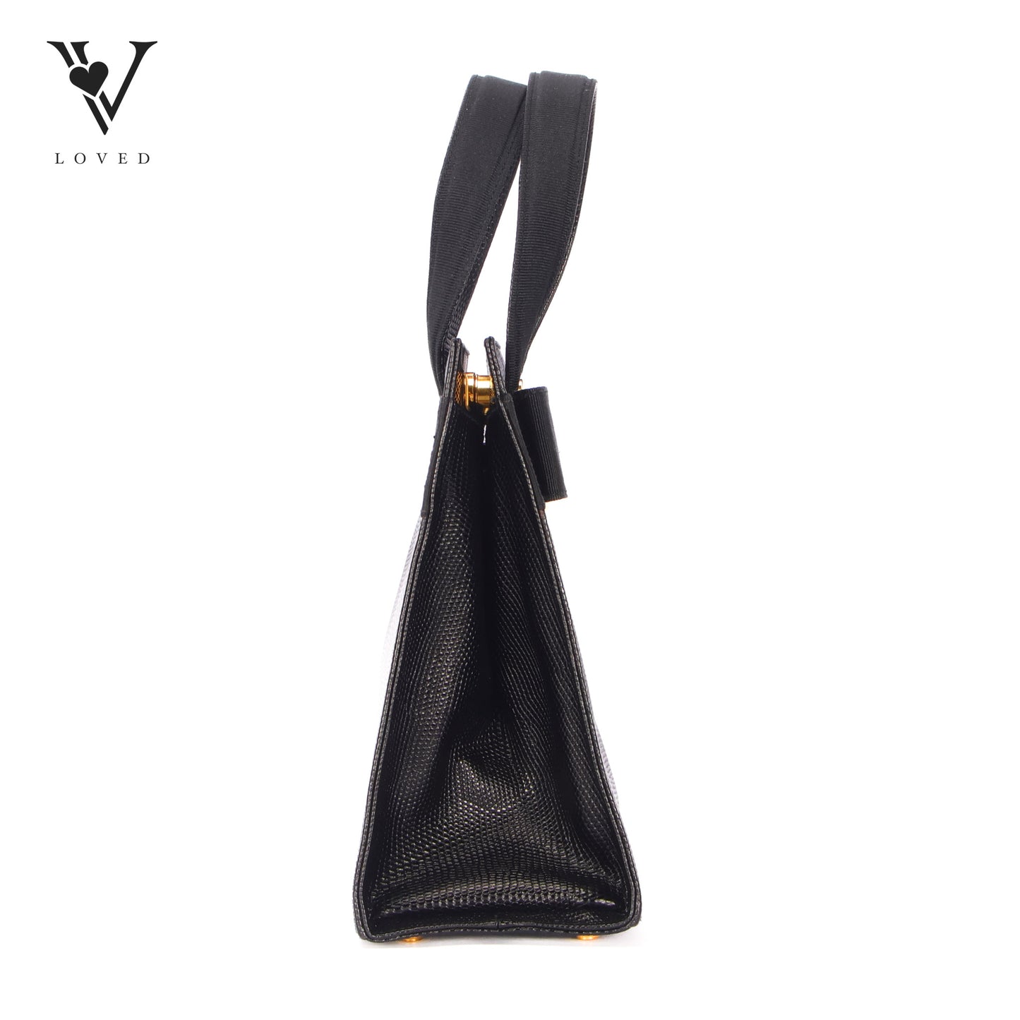 Vara Bow 2 Way Black Pebbled Leather Bag