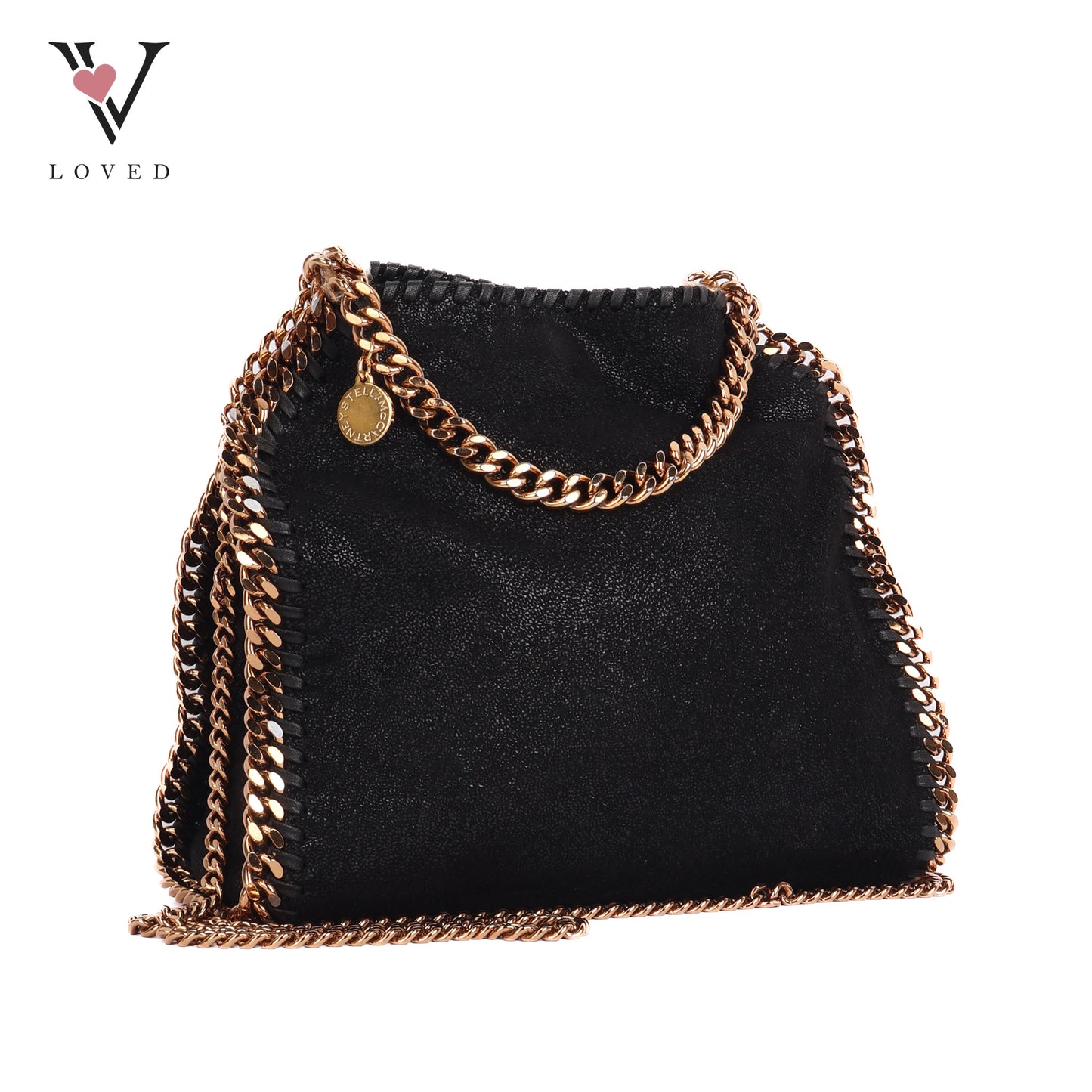 McCartney Falabella In Black Faux Leather