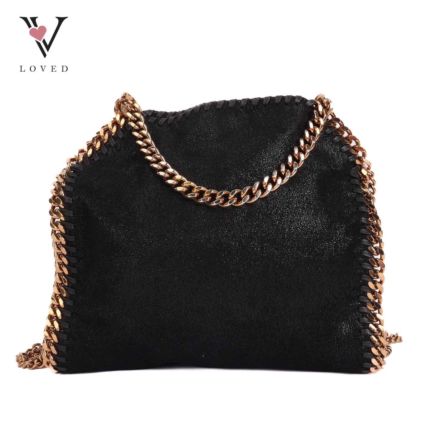 McCartney Falabella In Black Faux Leather