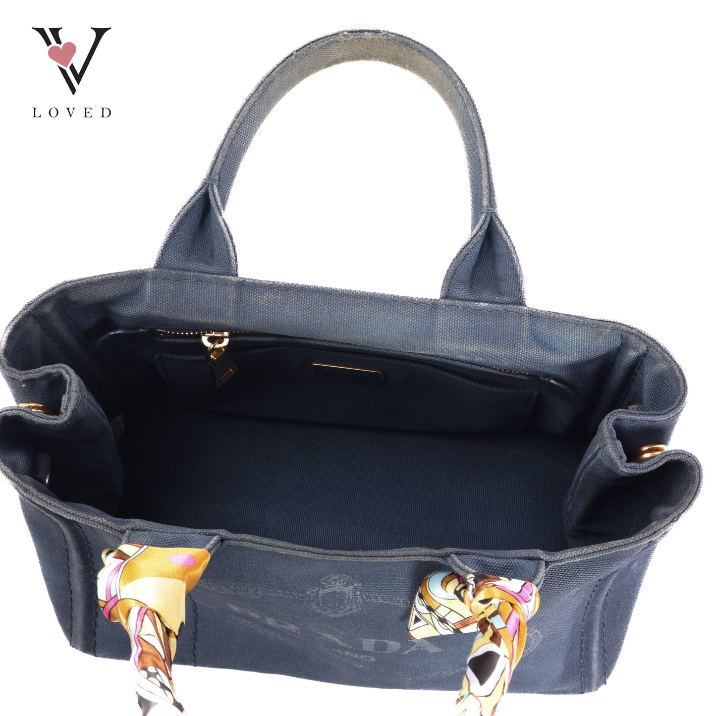 Canapa Blue Denim Tote Bag