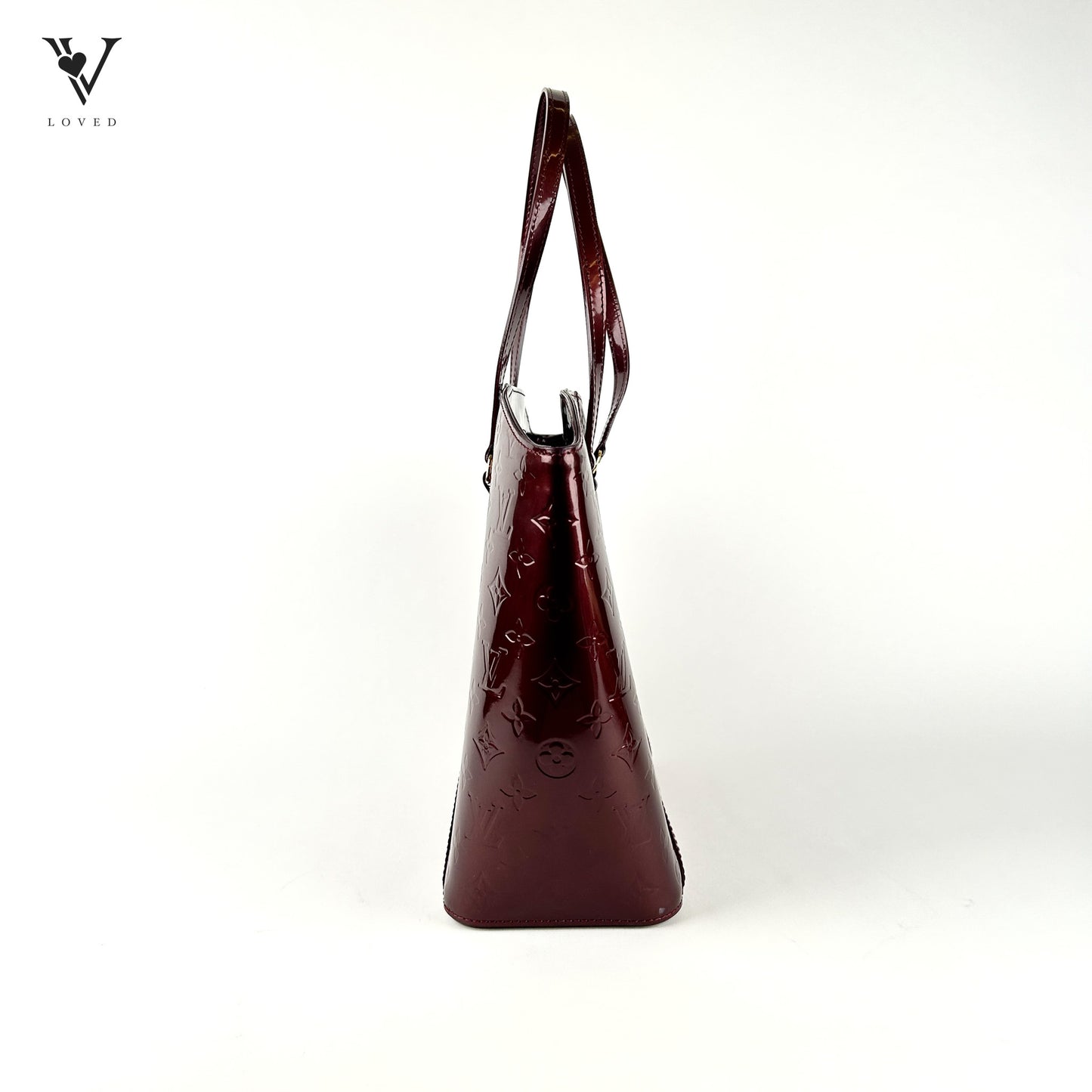 Avalon Tote Bag in Amarante Vernis Leather