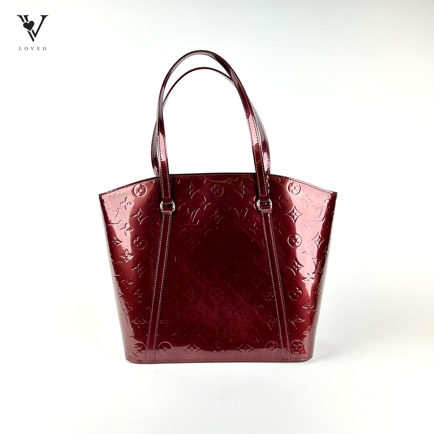 Avalon Tote Bag in Amarante Vernis Leather