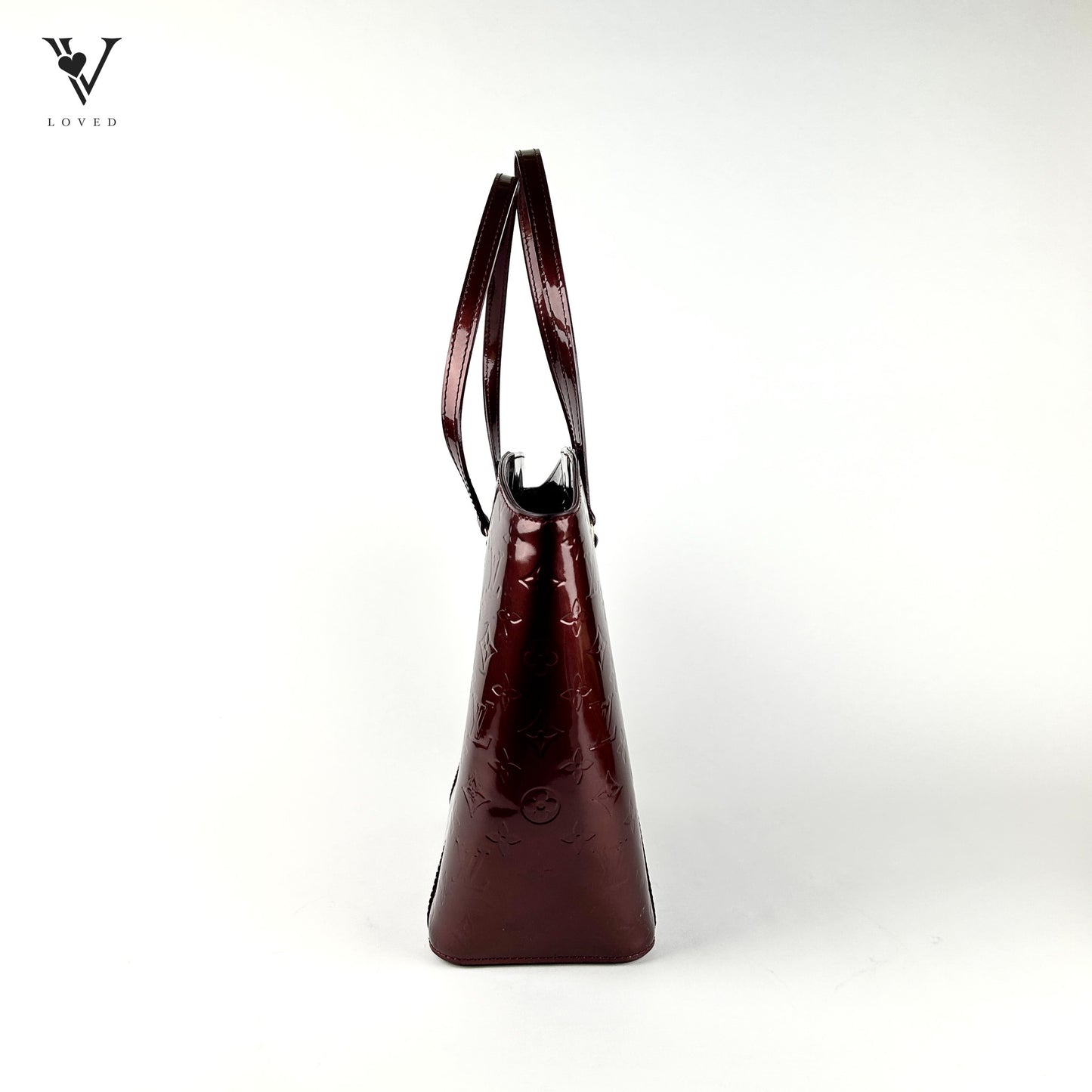 Avalon Tote Bag in Amarante Vernis Leather