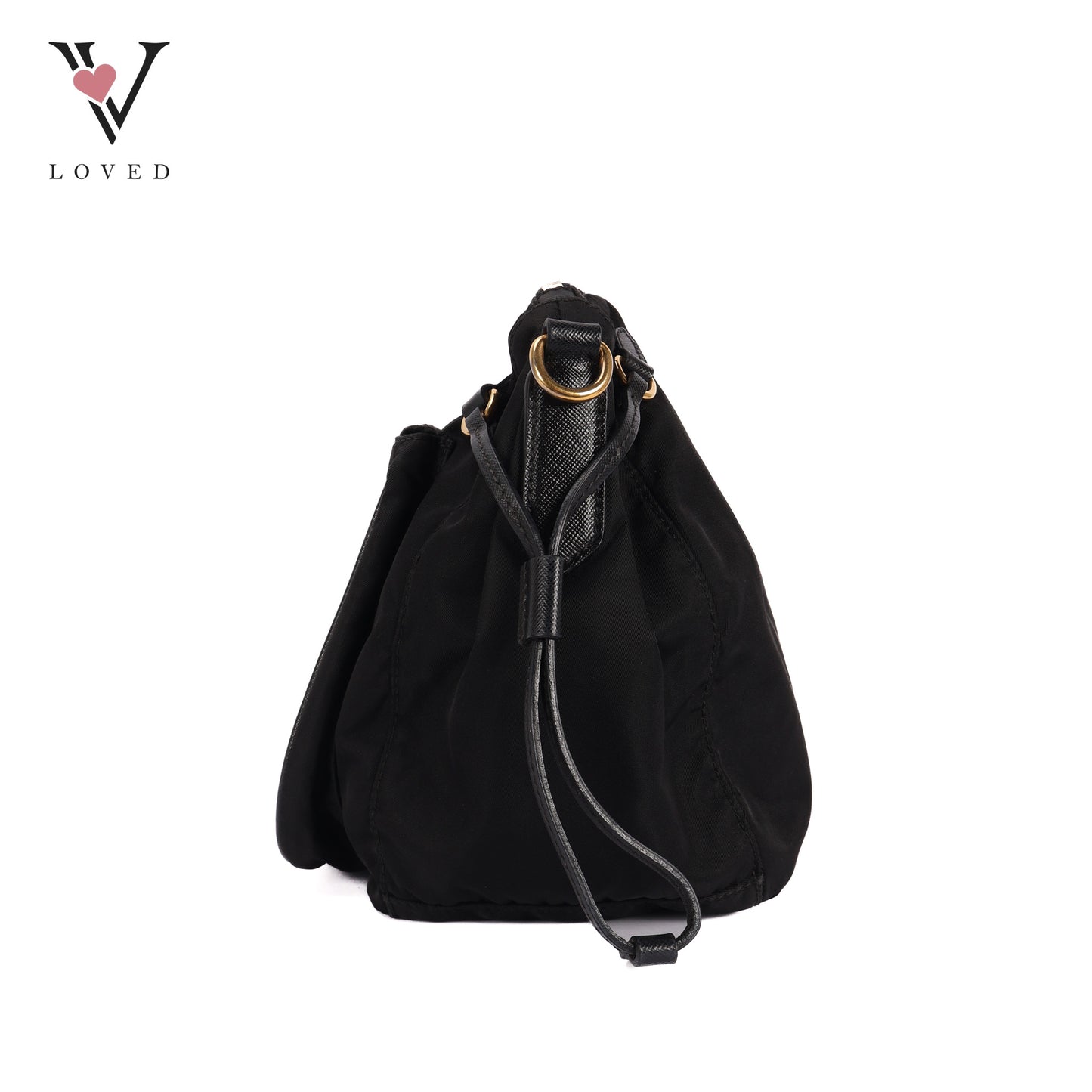 Tessuto Crossbody Bag Black In Nylon