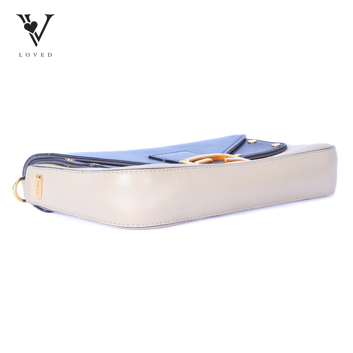 Vitello Grace Baguette In Camelia Blue