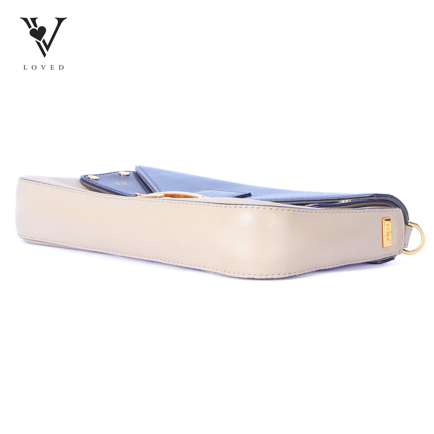 Vitello Grace Baguette In Camelia Blue