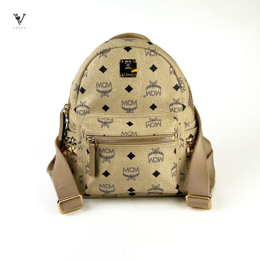 Monogram Visetos Stark Backpack Stud Mini Small