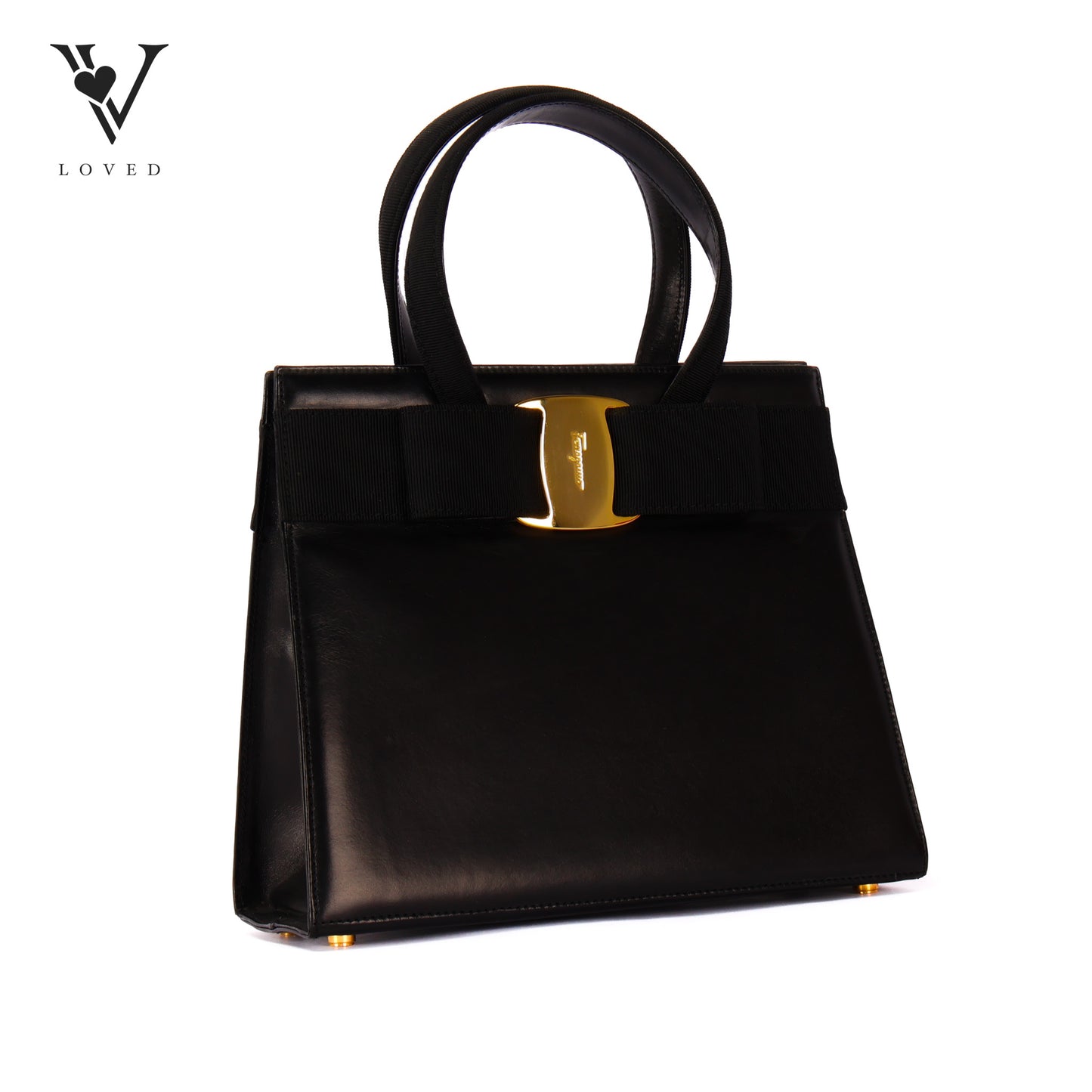 Vara Bow Top Handle In Smooth Calfskin Leather