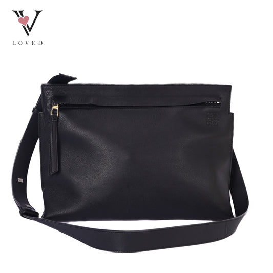 Shoulder Bag In Black Leather