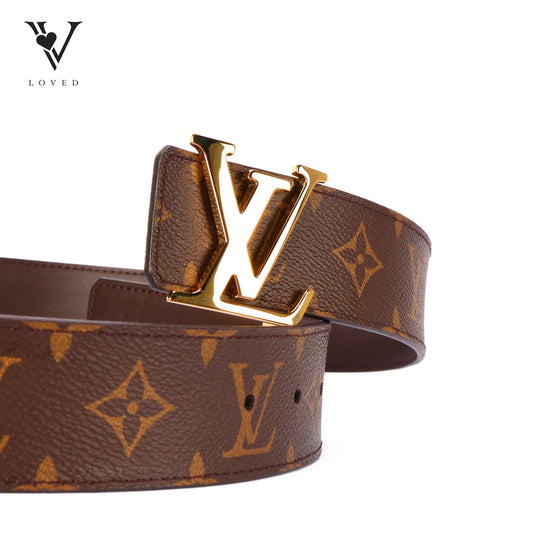 Initiales Reversible Belt In Monogram Canvas