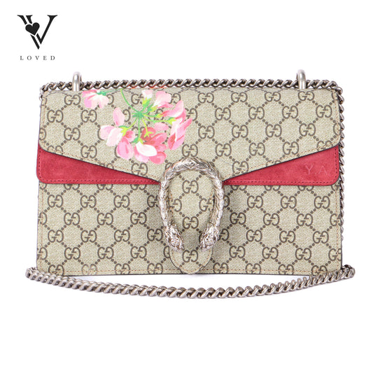 Dionysus Blooms Print Shoulder Bag