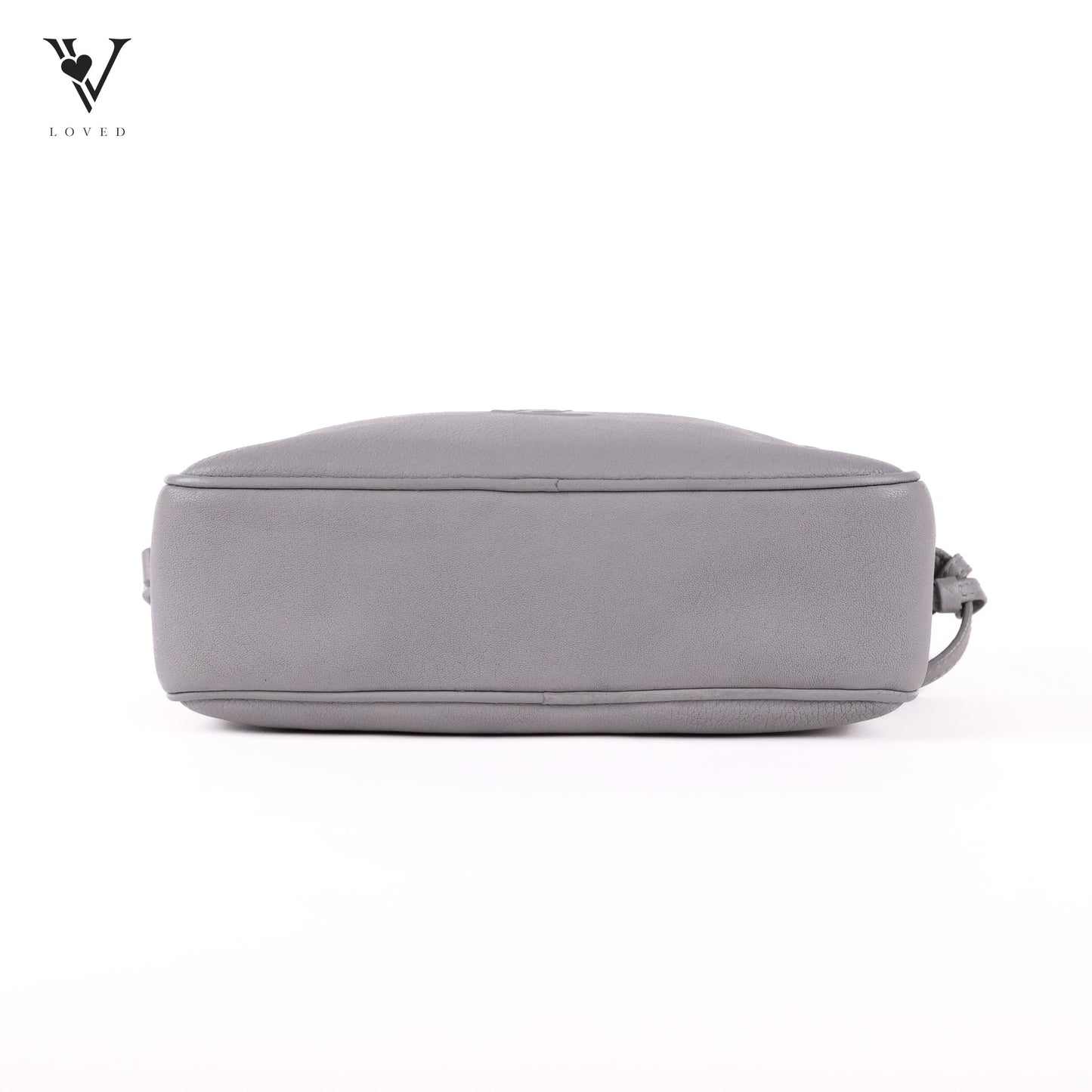 Lou Camera Bag In Gray  Leather