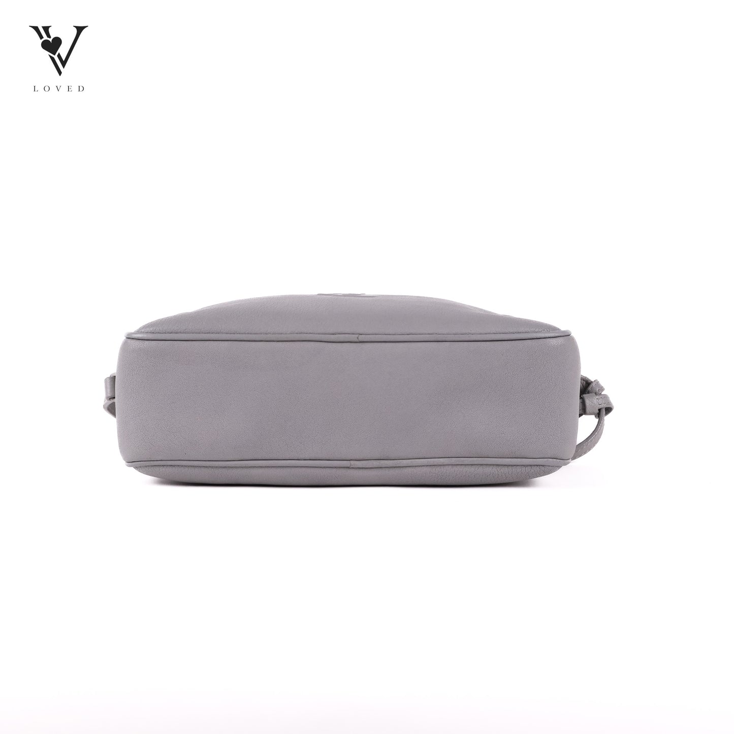 Lou Camera Bag In Gray  Leather