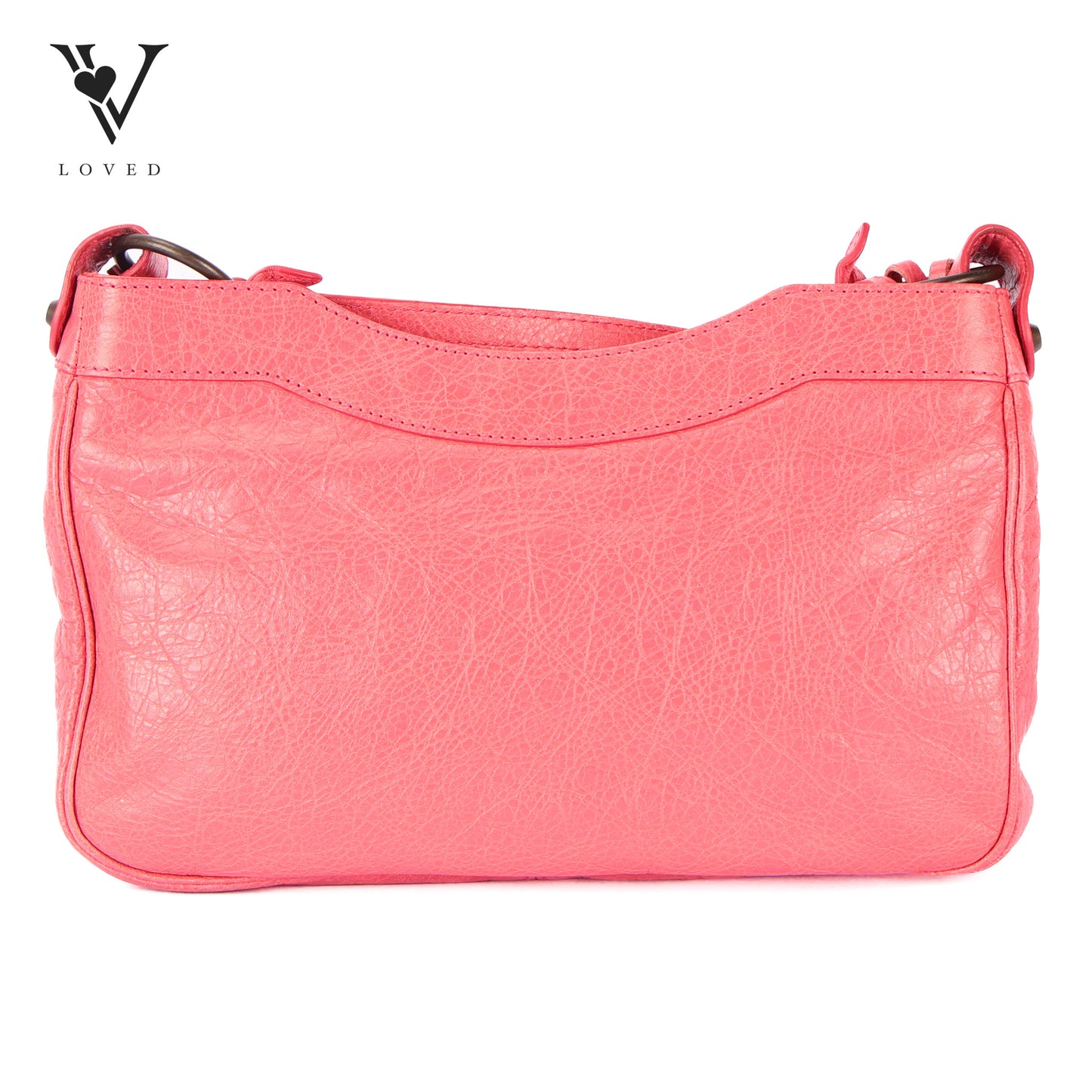 Hip Leather Crossbody Bag In Pink