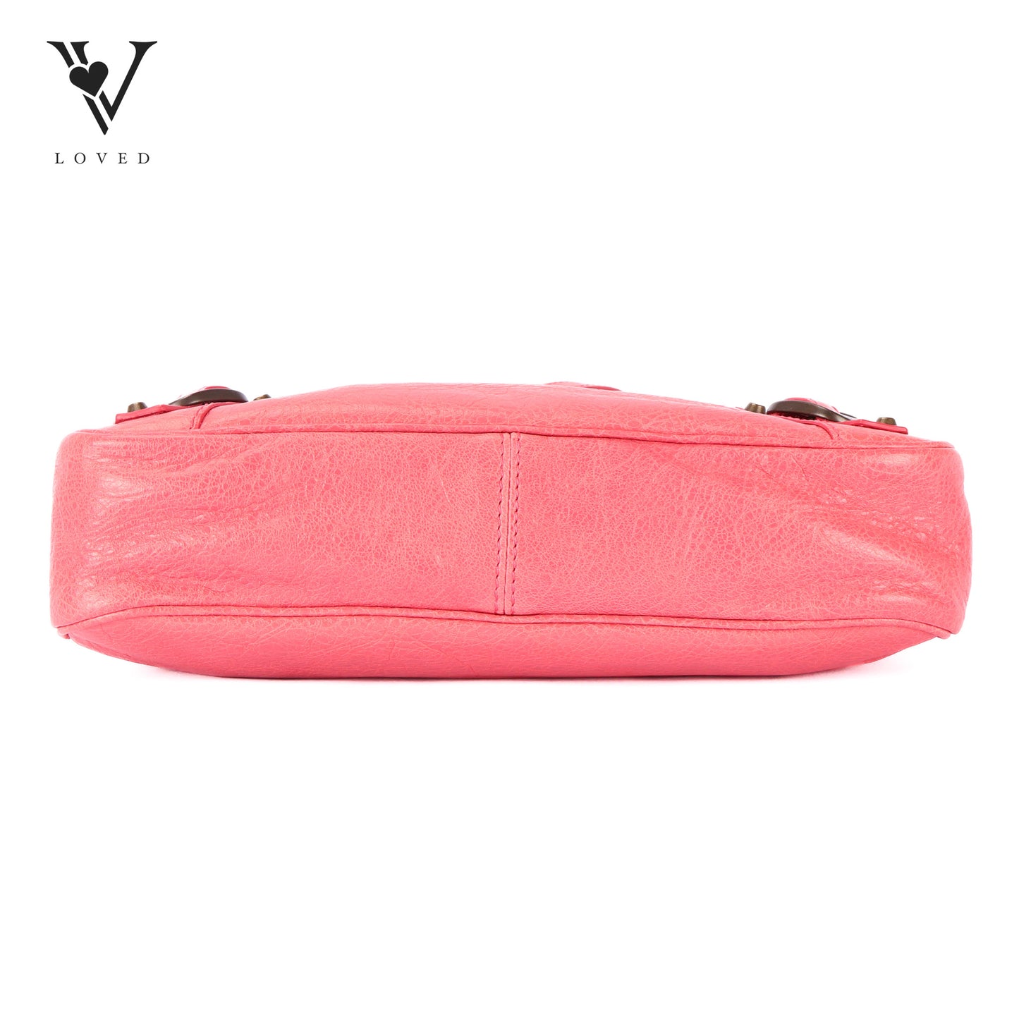 Hip Leather Crossbody Bag In Pink