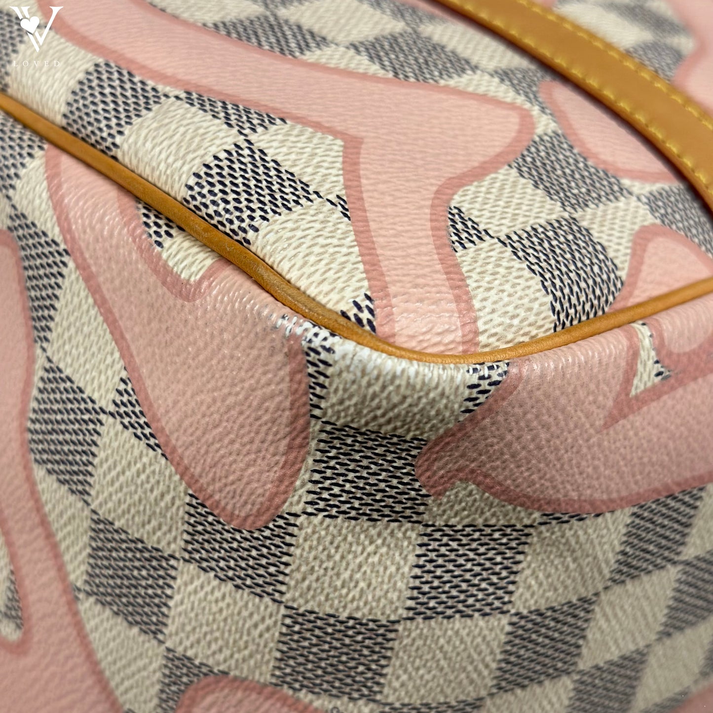 Louis Vuitton Damier Azur Tahitienne Speedy Bandouliere