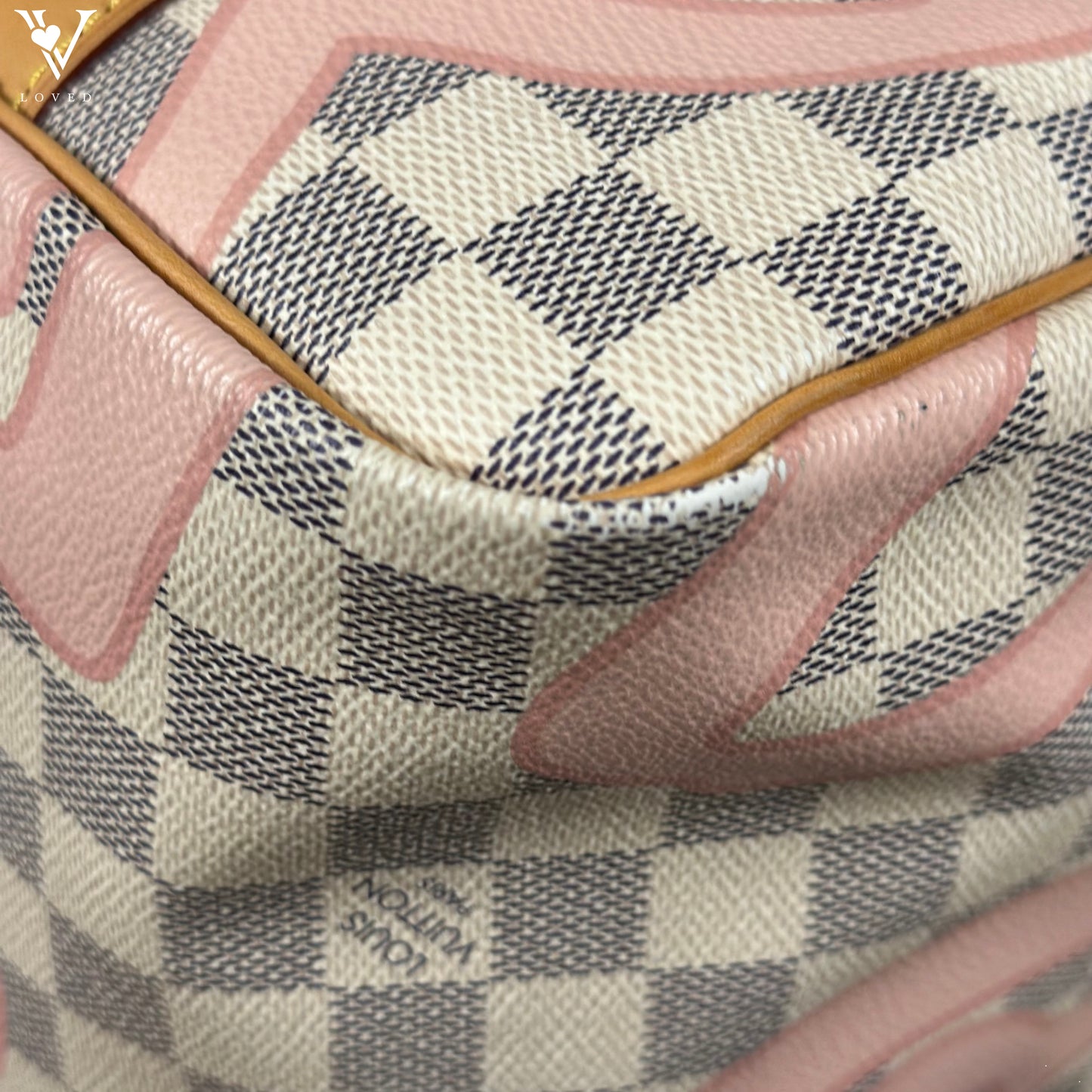 Louis Vuitton Damier Azur Tahitienne Speedy Bandouliere