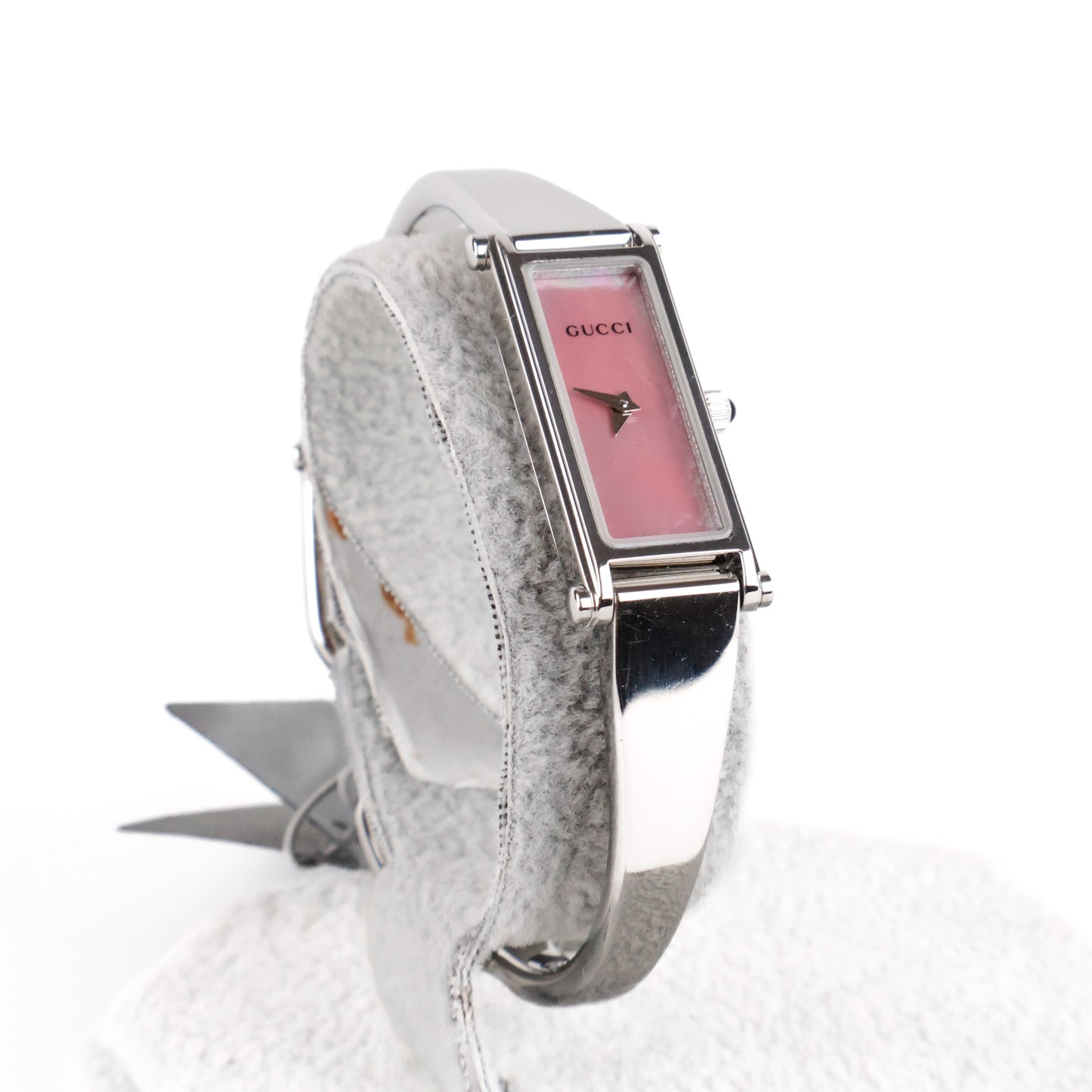 Bangle Watch Pink Shell Dial