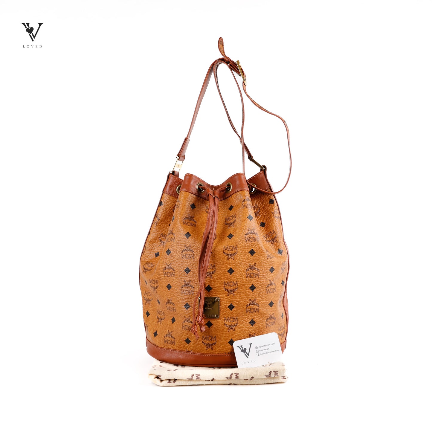 Visetos Bucket Cognac Medium