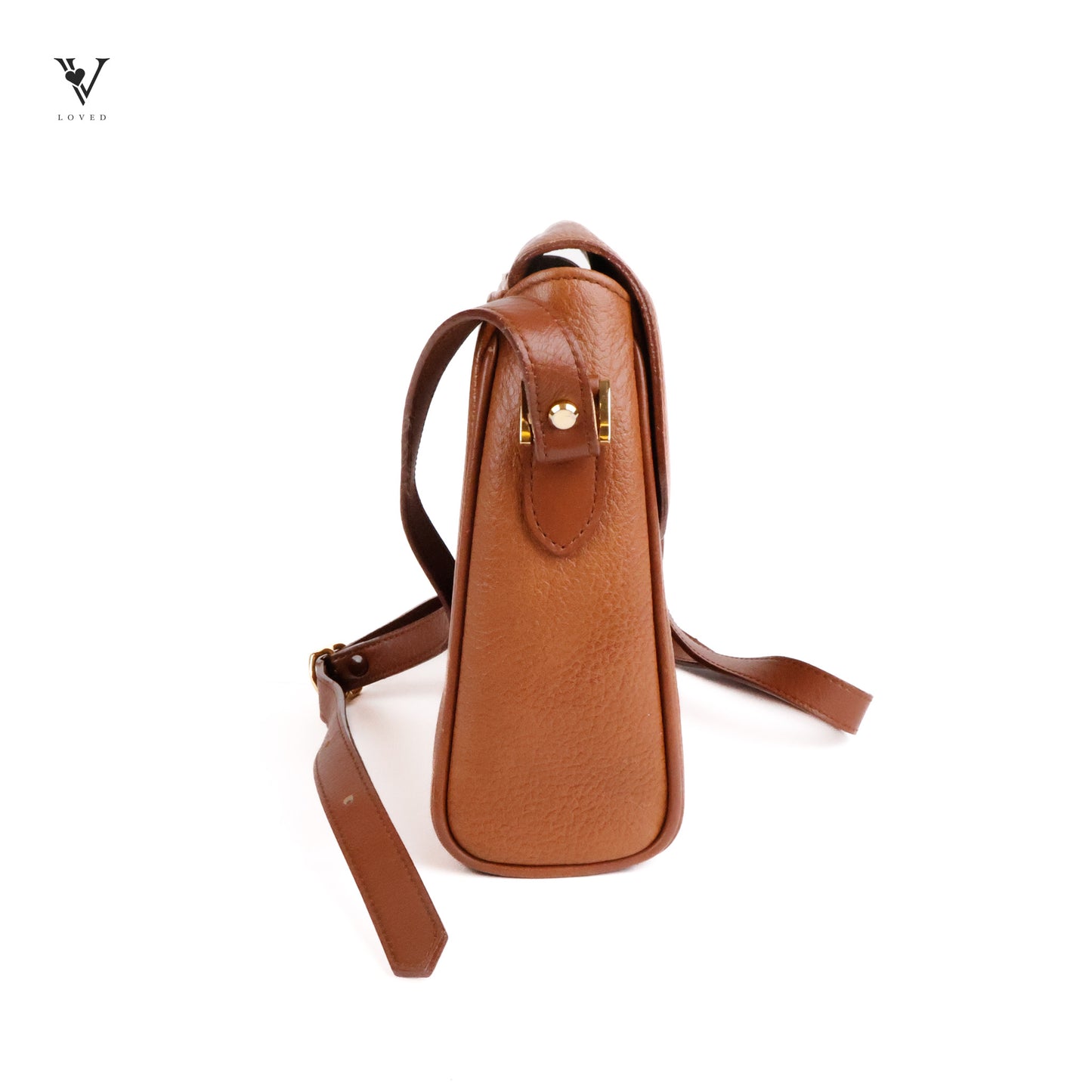 Brown Leather Crossbody Bag