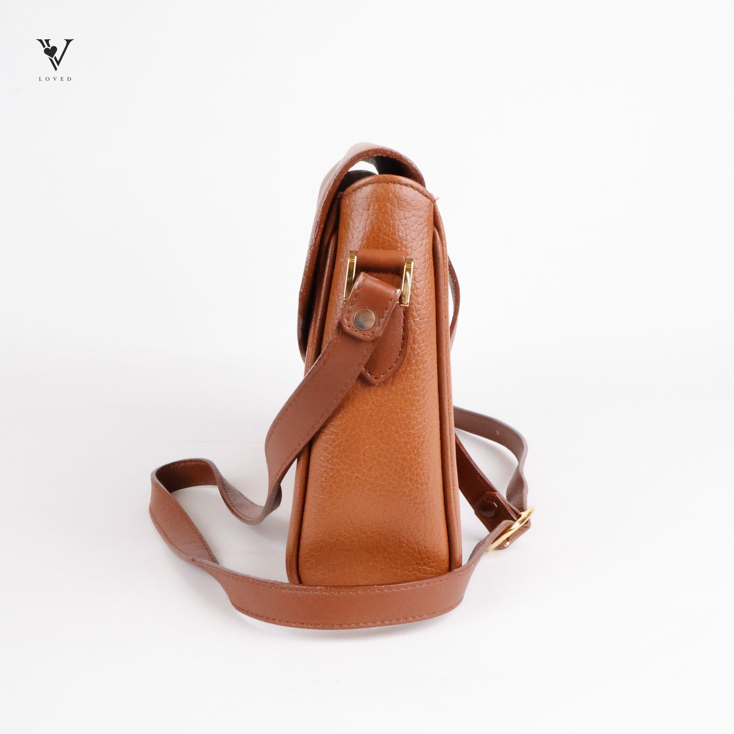 Brown Leather Crossbody Bag